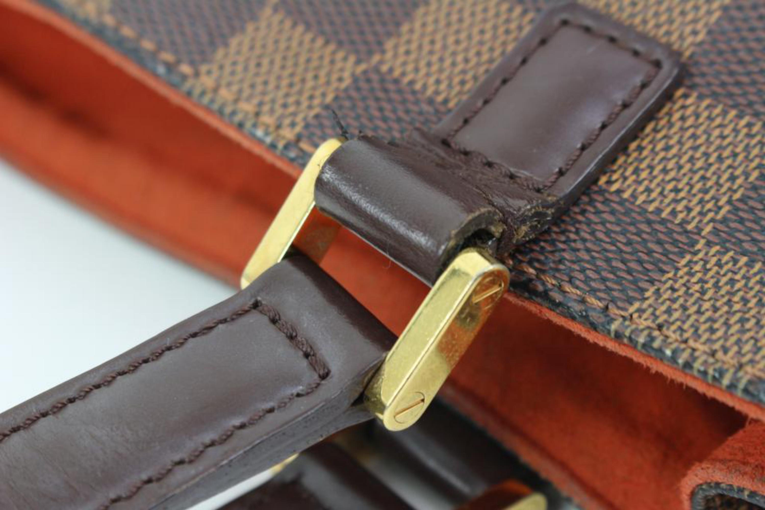 Louis Vuitton Discontinued Damier Ebene Uzes Manhattan Shoulder Bag 5lk323s For Sale 4