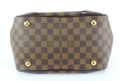 Louis Vuitton Discontinued Damier Ebene Verona PM Bowler Shoulder Bag 20lk53s