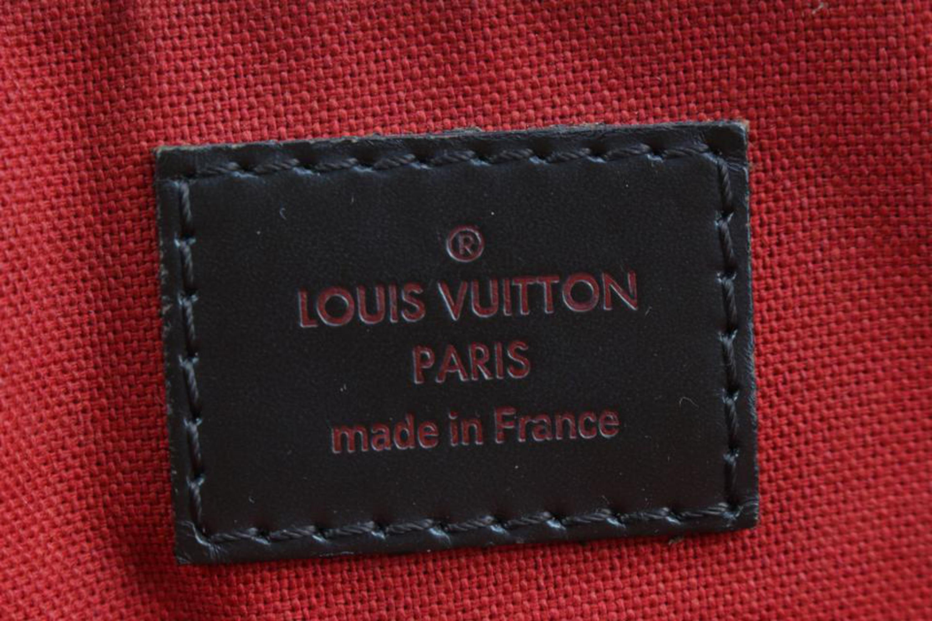 Louis Vuitton Discontinued Damier Ebene Westminster PM Tragetasche mit Reißverschluss s27lv4 (Braun) im Angebot