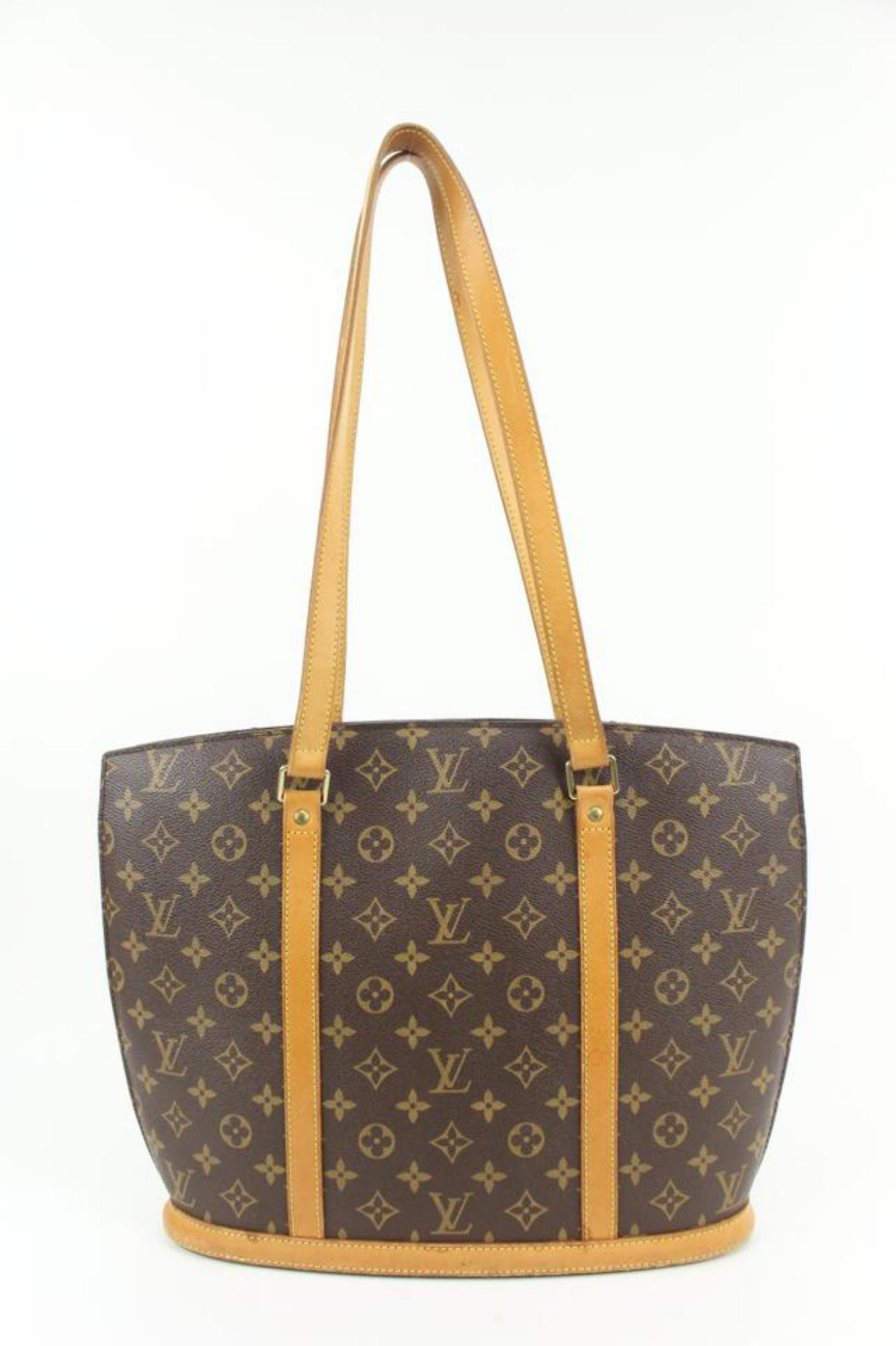 Louis Vuitton Discontinued Monogram Babylone Zip Shoulder bag 66lk38s In Good Condition In Dix hills, NY