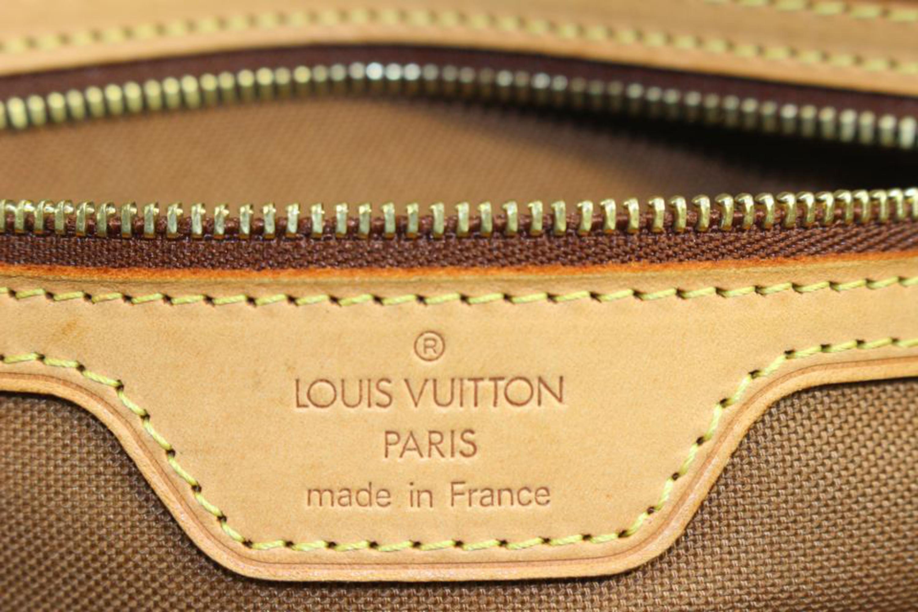 Louis Vuitton Discontinued Monogram Cabas Piano Zip Tote Shoulder Bag 70lv218s 2