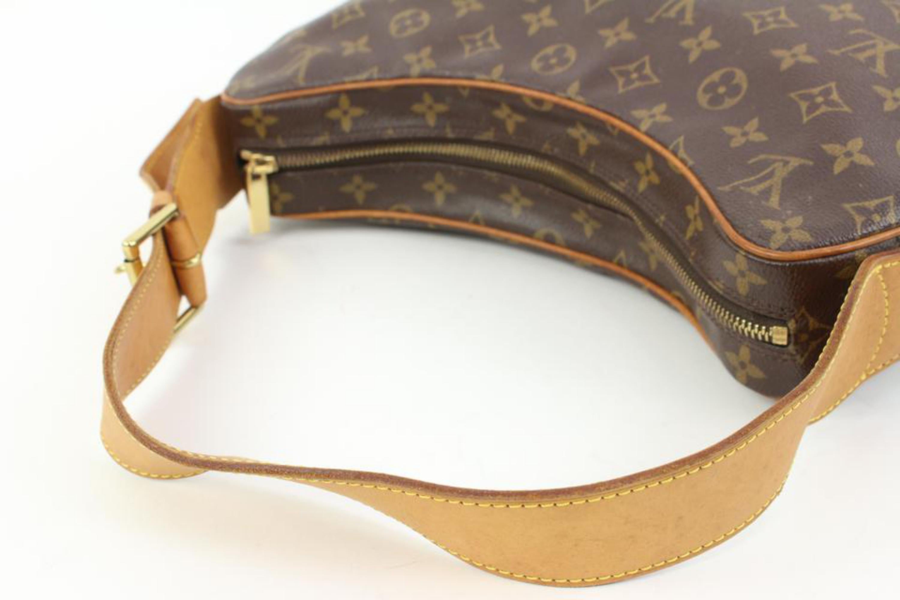 Louis Vuitton Discontinued Monogram Croissant GM Hobo Bag 51lv314s In Good Condition In Dix hills, NY