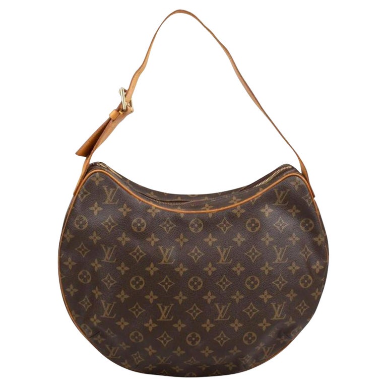 Louis Vuitton Rare Monogram Loop Chain Hobo Crossbody Croissant Bag  1118lv34 For Sale at 1stDibs