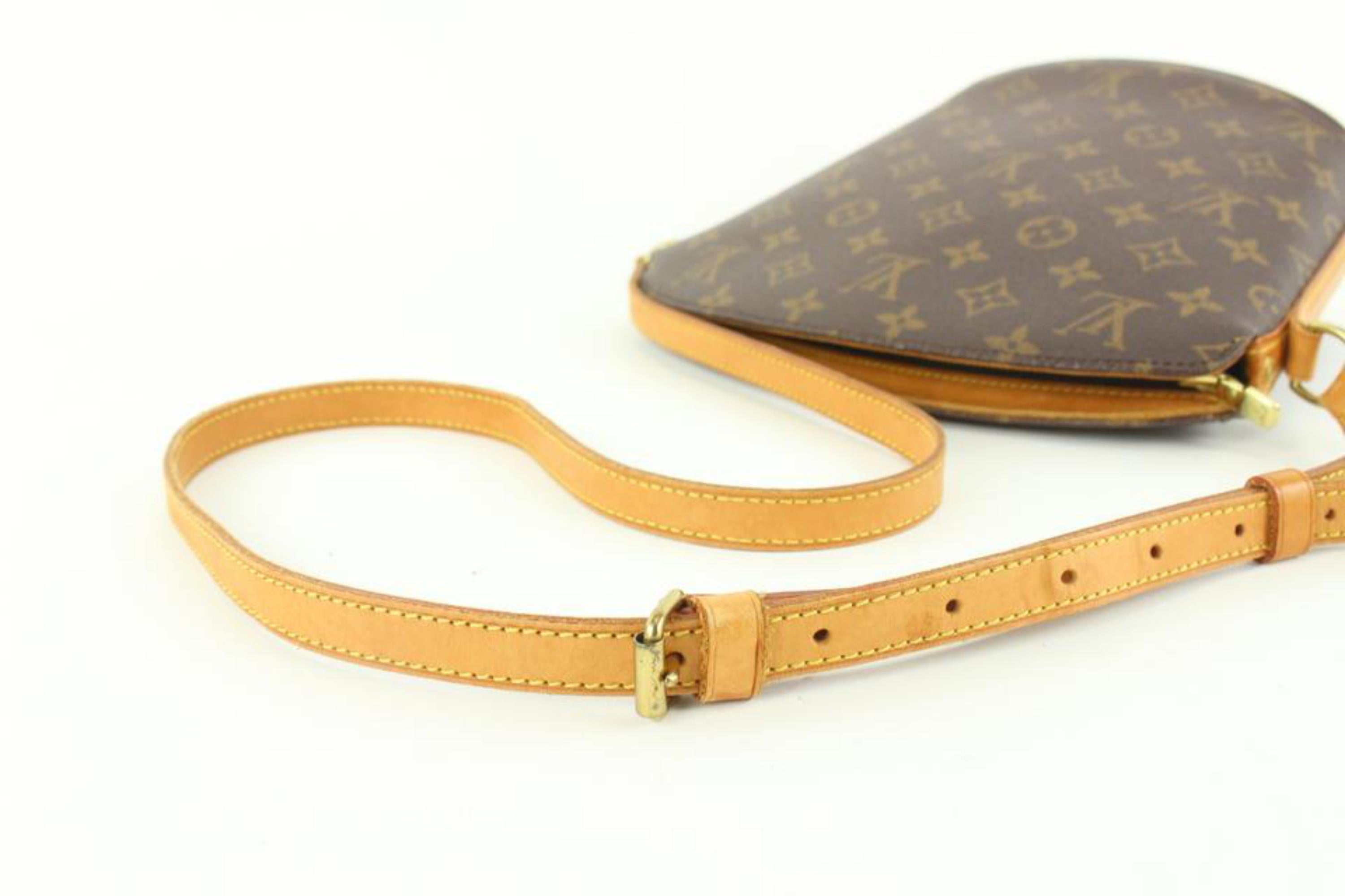 Women's Louis Vuitton Discontinued Monogram Drouot Crossbody Bag 14lv3 For Sale