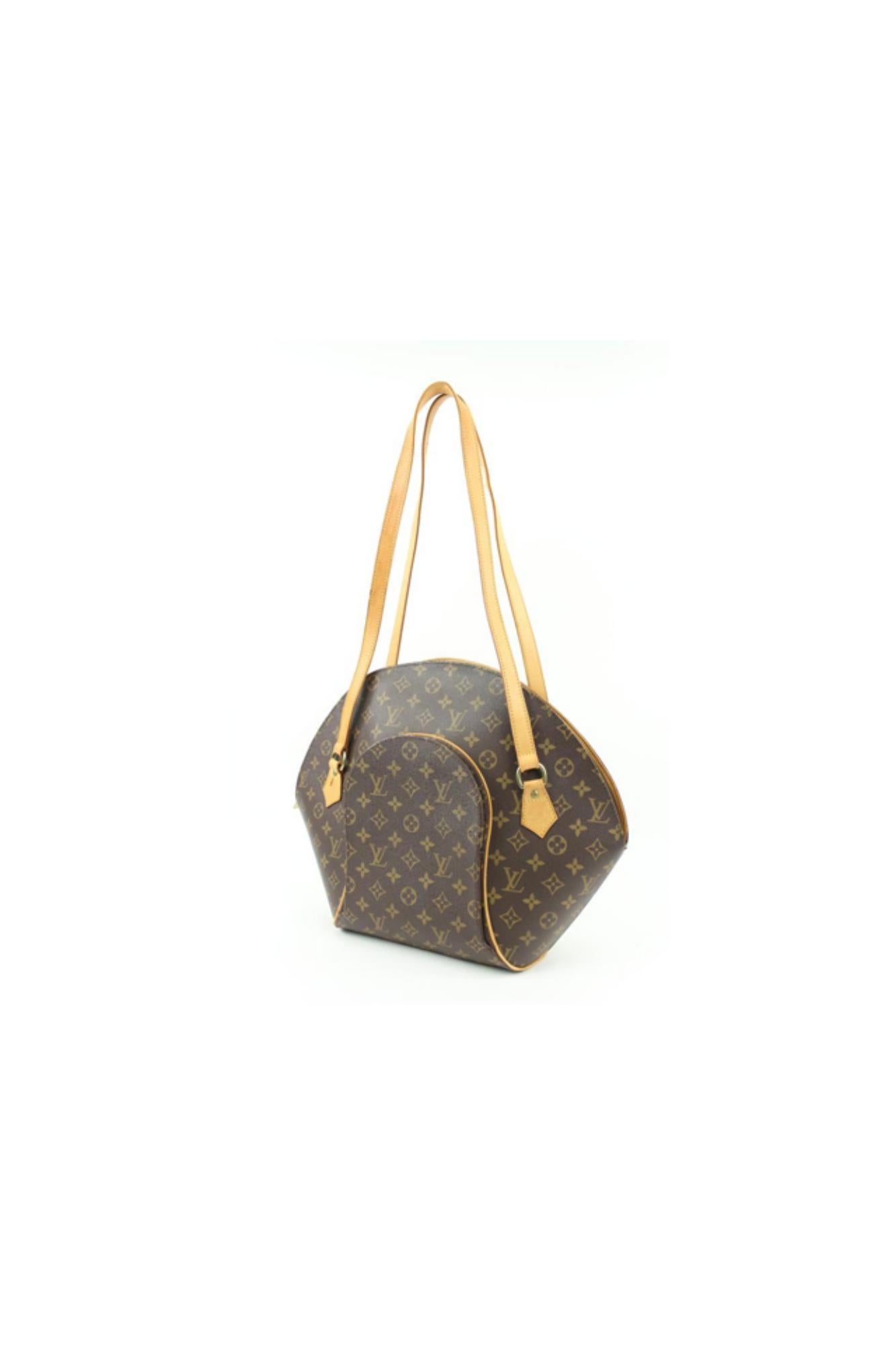 Louis Vuitton Discontinued Monogram Ellipse GM Shopping 67lv23s
Date Code/Serial Number: VI0928
Made In: France
Measurements: Length:  17.5