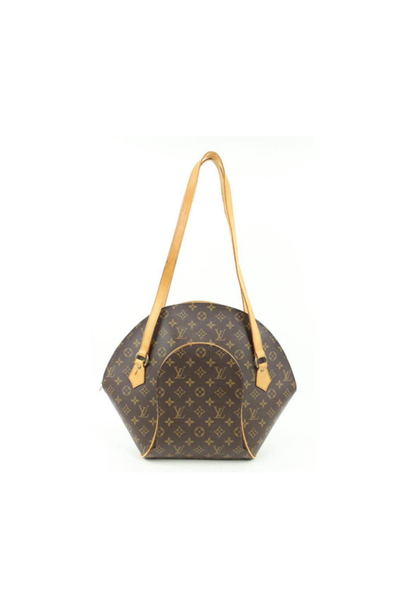 Louis Vuitton Discontinued Monogram Ellipse GM Shopping 67lv23s In Good Condition In Dix hills, NY