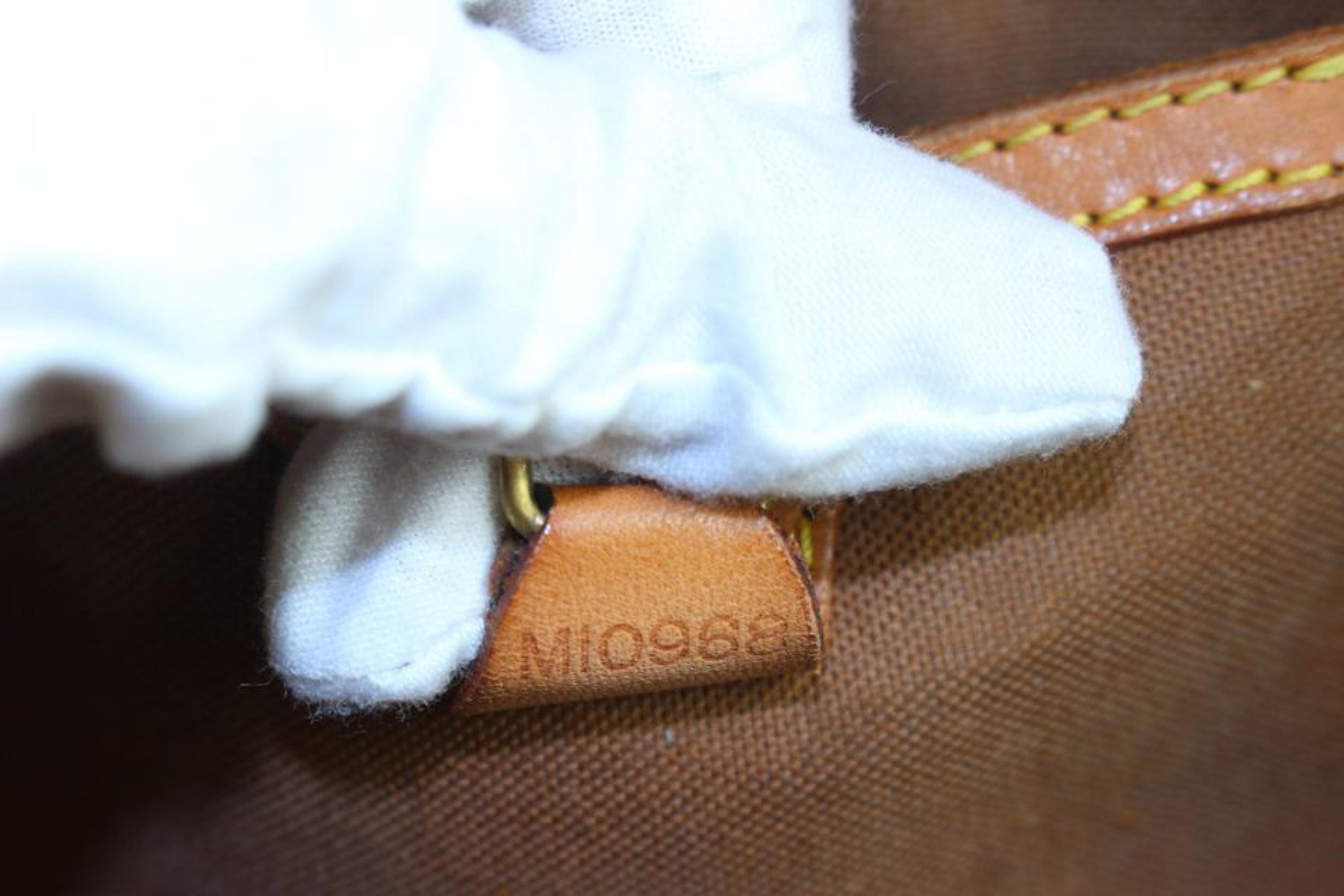 Gray Louis Vuitton Discontinued Monogram Ellipse MM Bowler Bag 112lv33