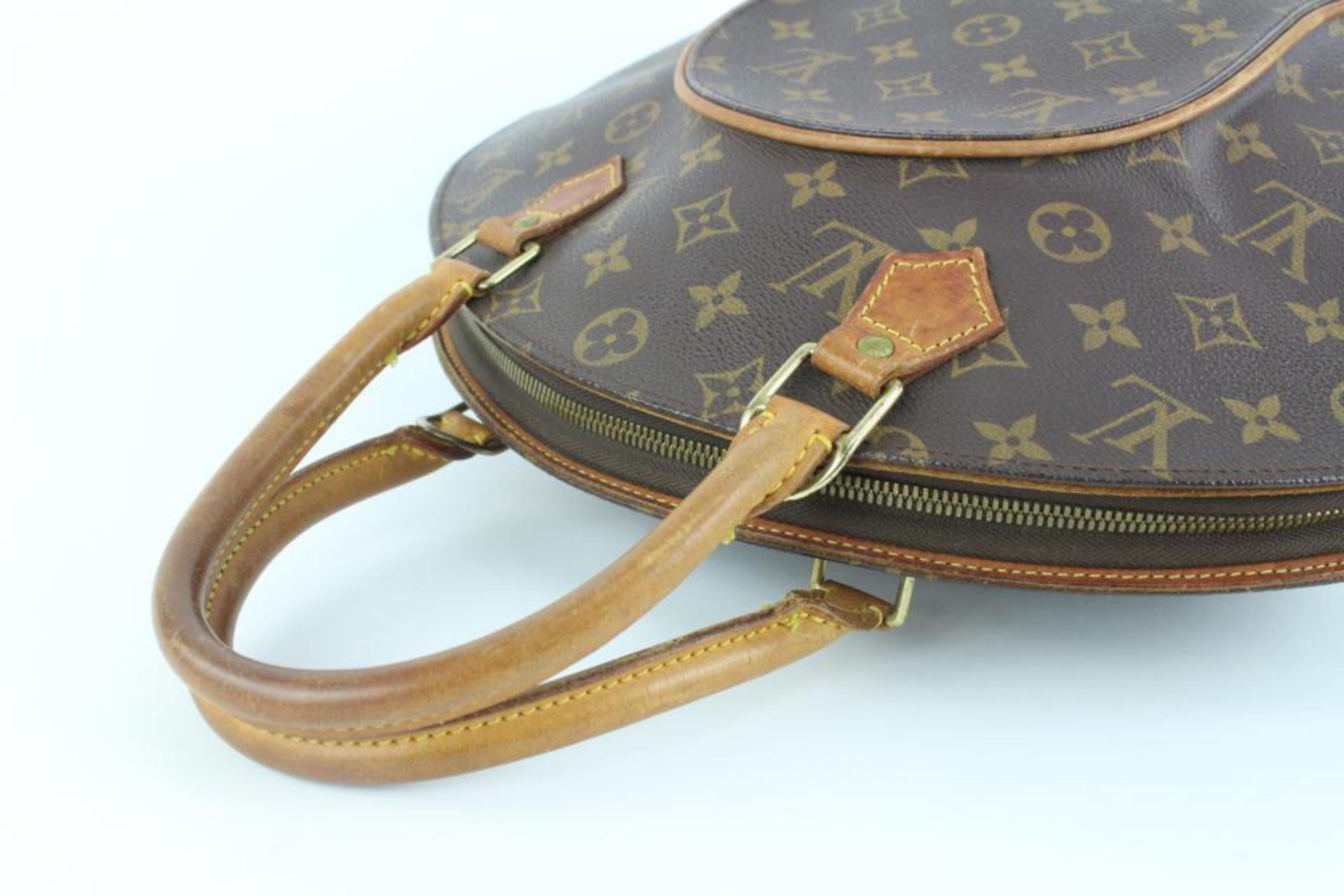 Louis Vuitton Discontinued Monogram Ellipse MM Bowler Bag 112lv33 1