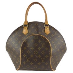 Louis Vuitton Discontinued Monogram Ellipse MM Shell Bowler Bag 1LV27a