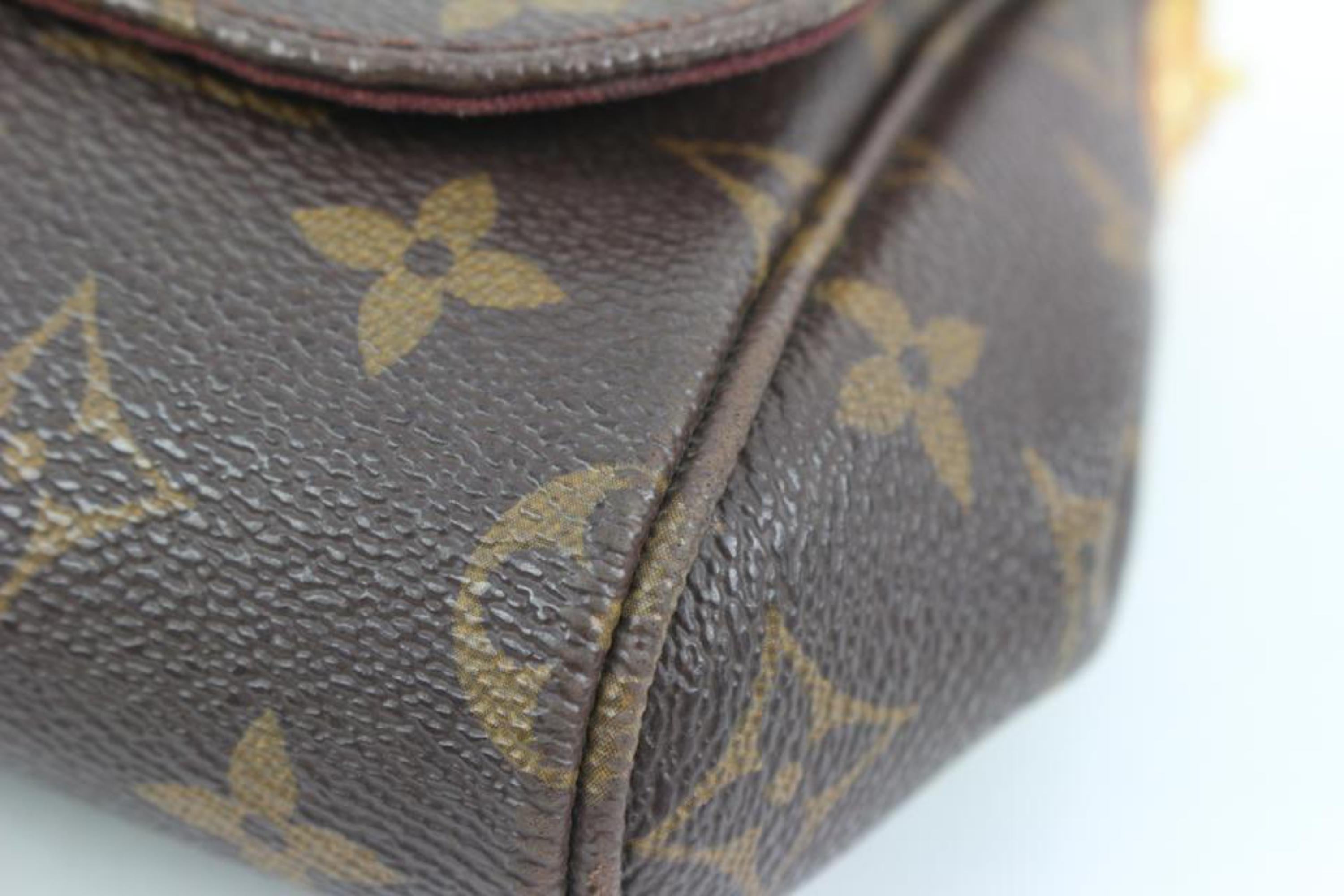 Louis Vuitton Discontinued Monogram Favorite MM Crossbody Flap 2way Bag 45lk10 2
