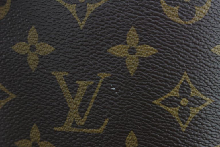 Louis Vuitton Brown, Pattern Print Monogram Flower Hobo GM