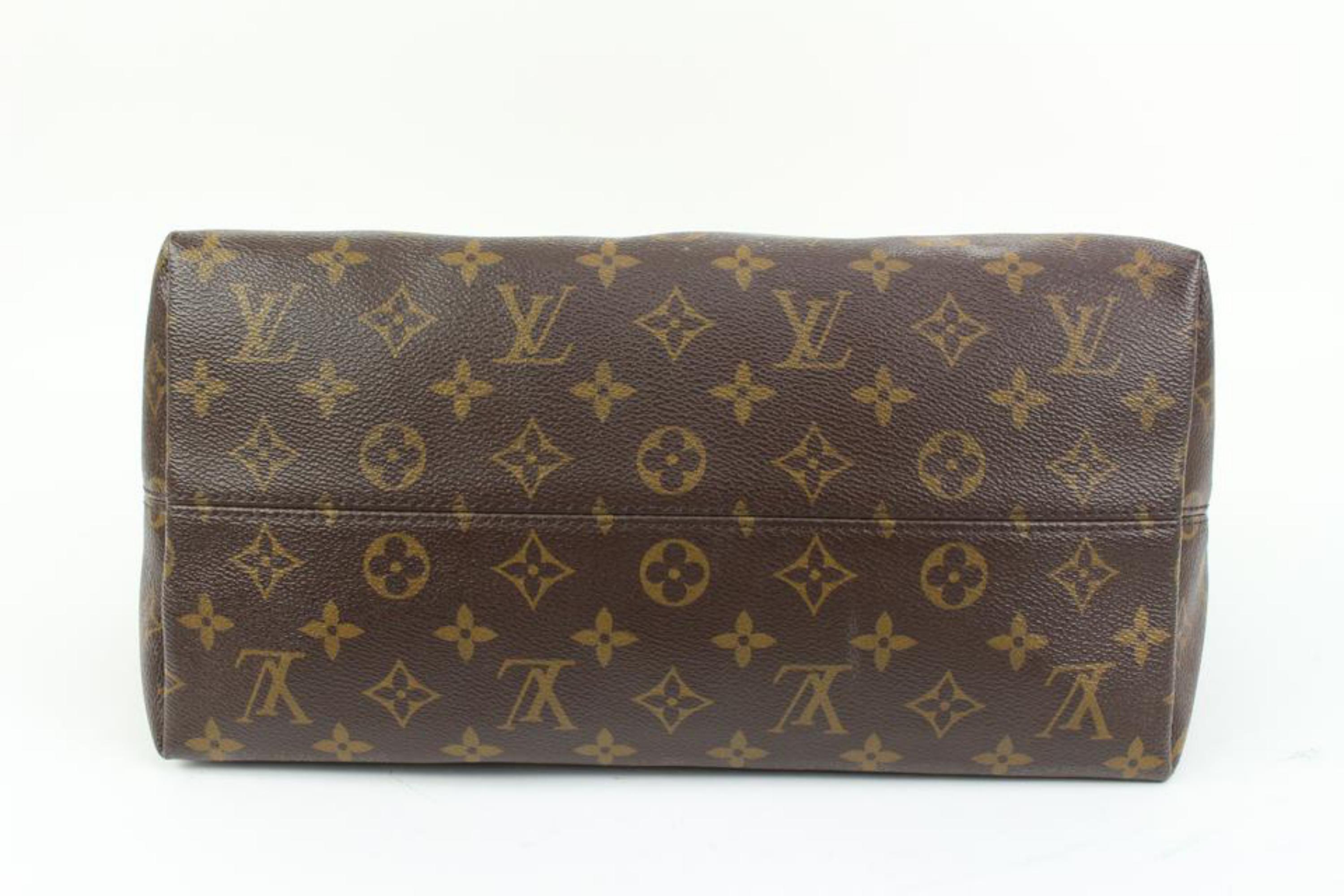 Women's Louis Vuitton DIscontinued Monogram Iena MM Zip Tote Shoulder Bag 35lk324s