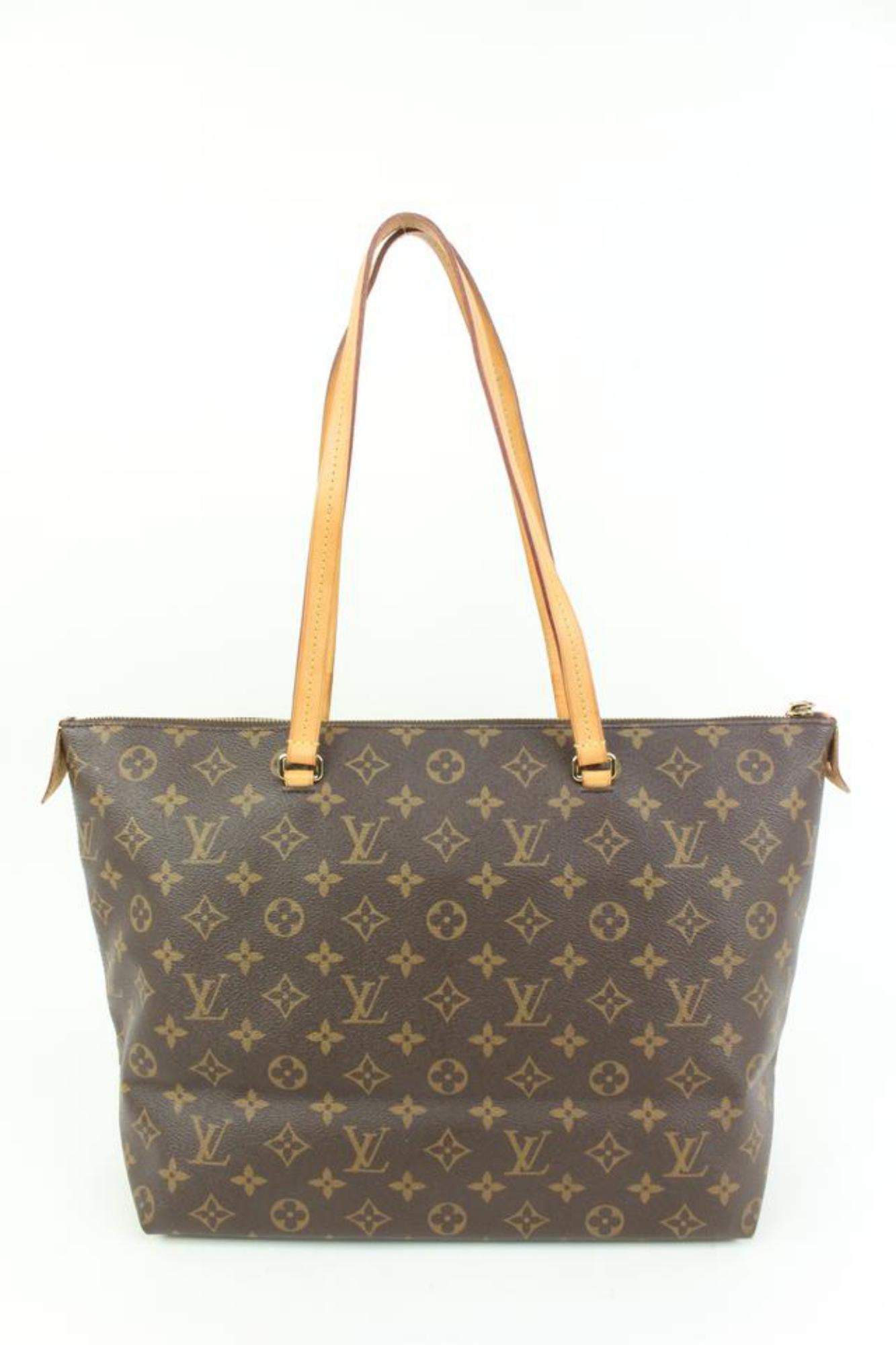 Louis Vuitton Discontinued Monogram Iena MM Zip Tote Shoulder Bag 79lk328s In Good Condition In Dix hills, NY