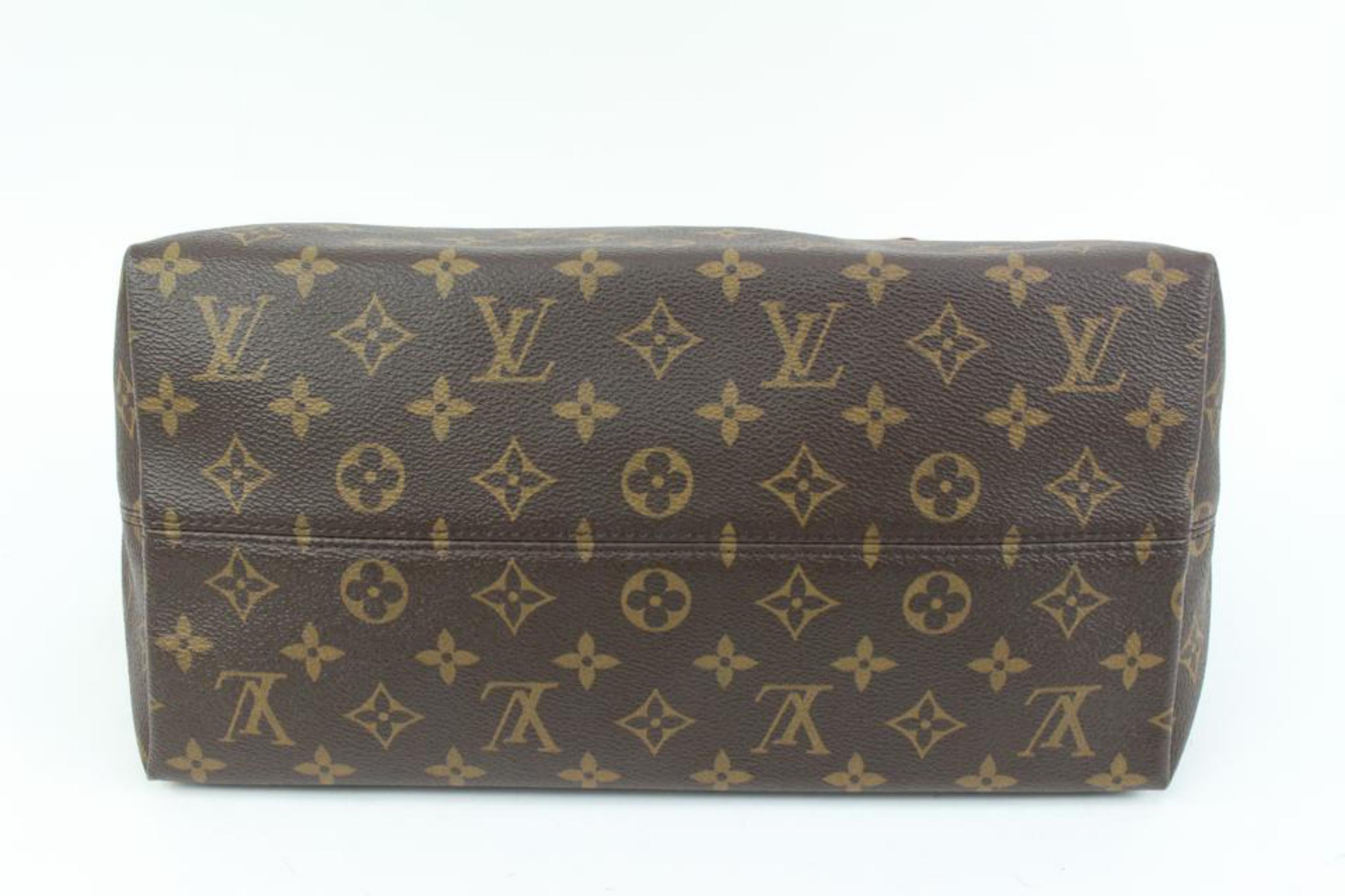 Louis Vuitton Discontinued Monogram Iena MM Zip Tote Shoulder Bag 79lk328s 1