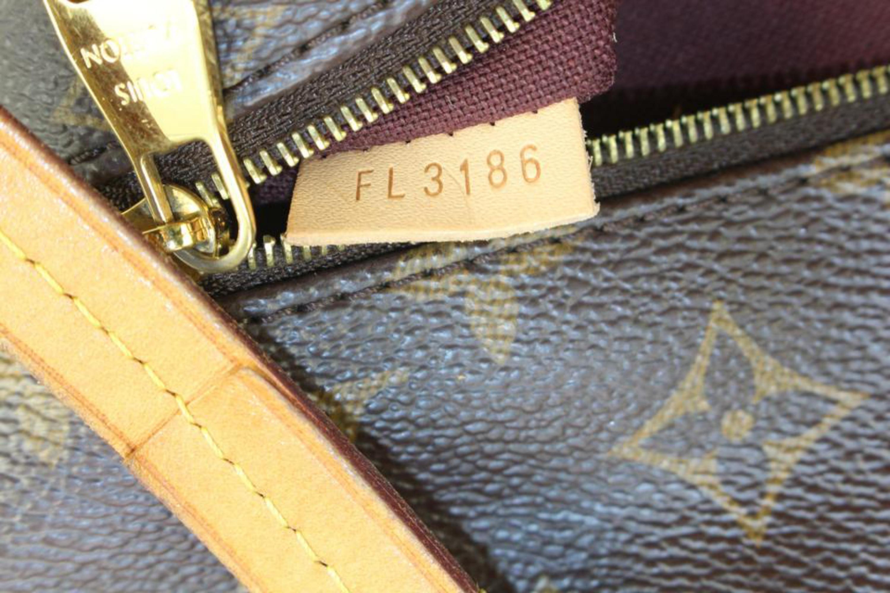 Louis Vuitton Discontinued Monogram Iena PM Zip Tote Bag 86lk67s For Sale 2