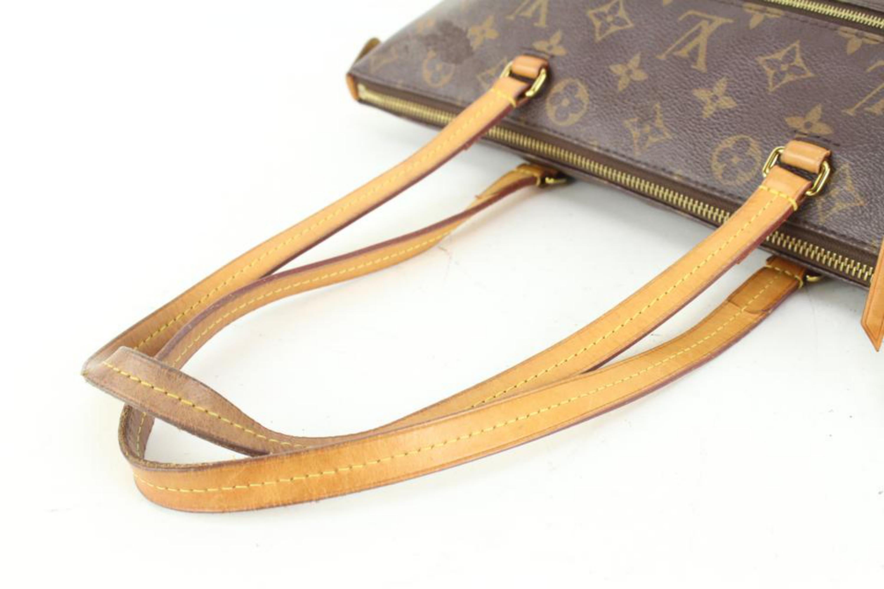 Louis Vuitton Discontinued Monogram Iena PM Zip Tote Bag 86lk67s For Sale 3