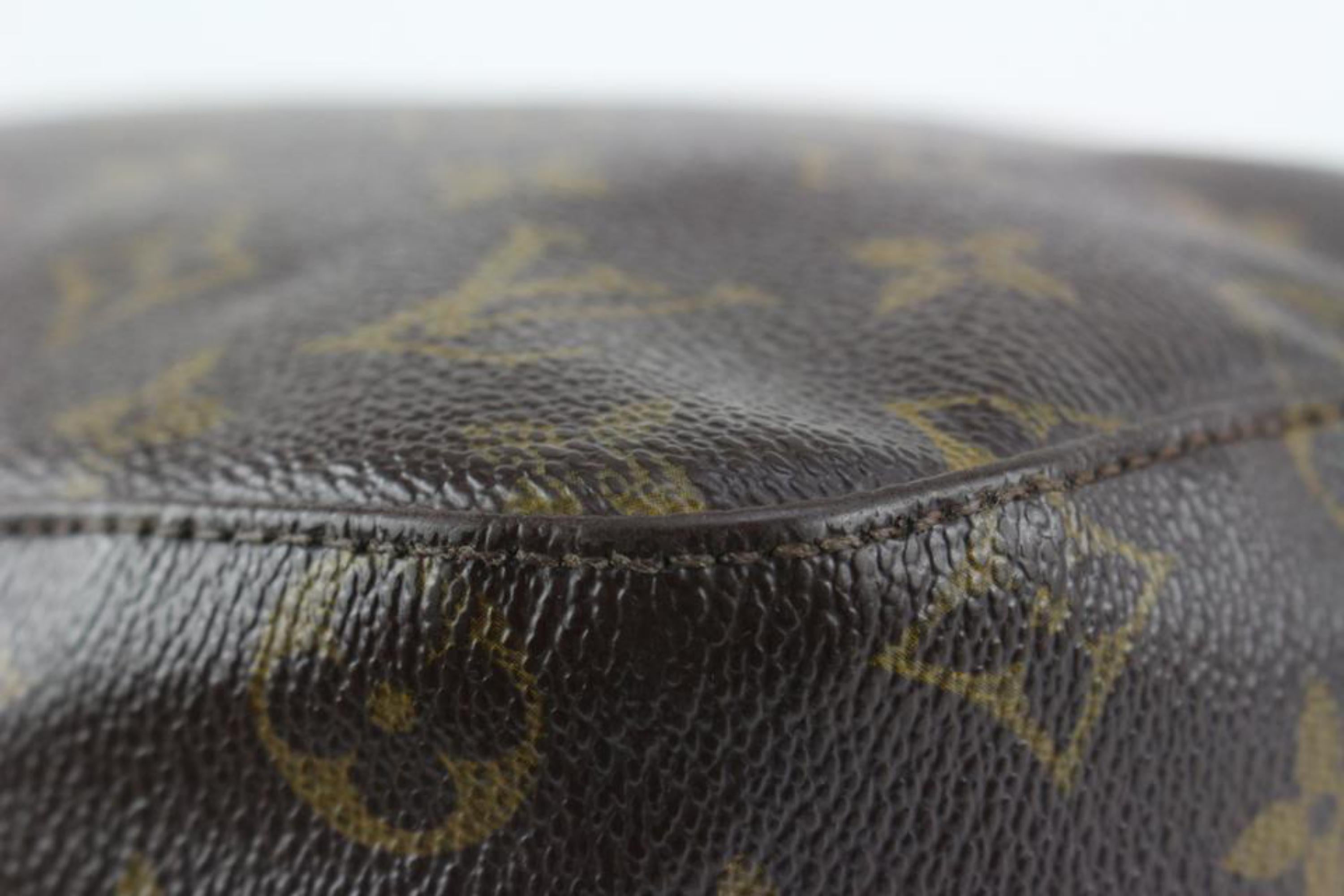 Louis Vuitton Discontinued Monogram Looping MM Zip Hobo Shoulder Bag 1216lv33 4