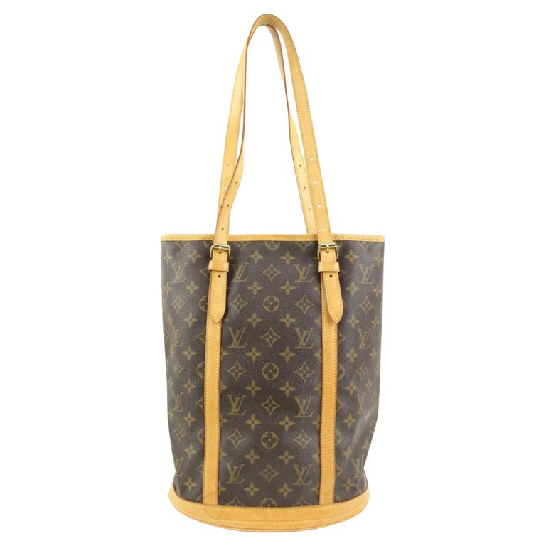 Louis Vuitton Discontinued Monogram Marais Bucket GM Shopper Tote Bag  73lv218s at 1stDibs