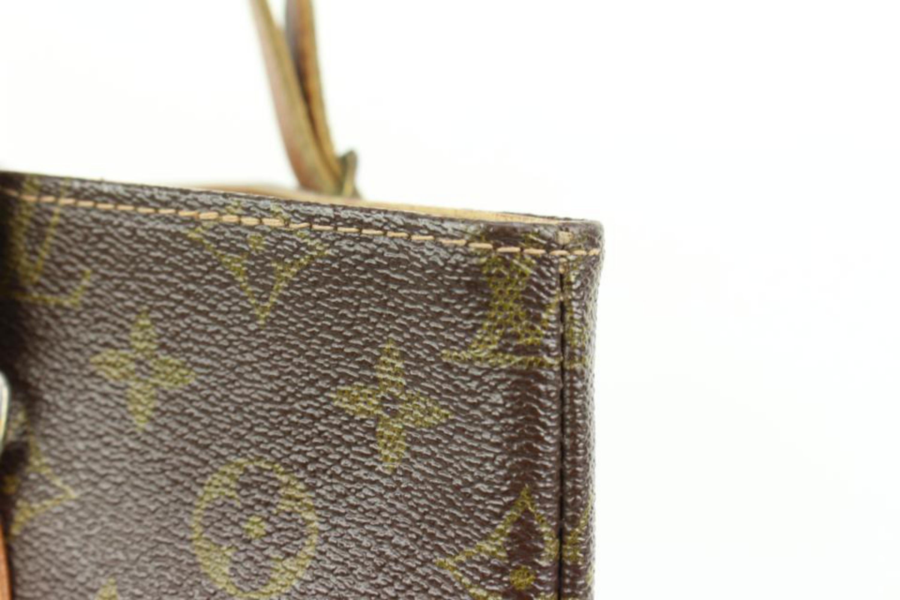 Louis Vuitton Discontinued Monogram Marais Bucket GM Tote Bag s329lk6 4