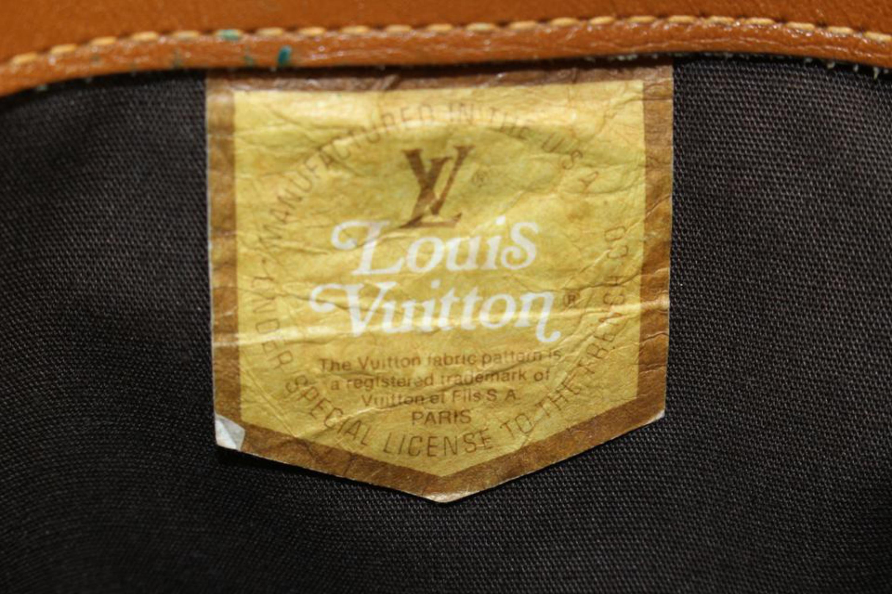 Brown Louis Vuitton Discontinued Monogram Marais Bucket GM Tote Bag s329lk6