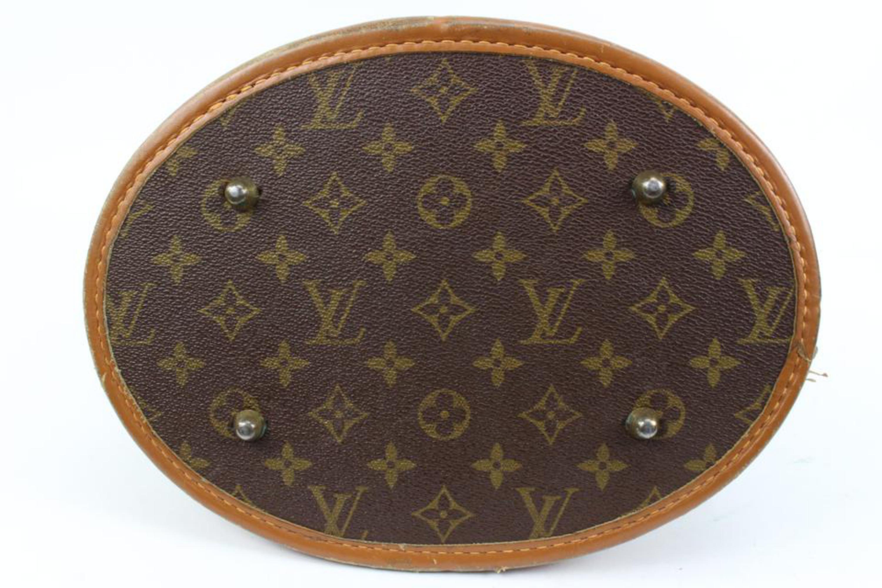 Louis Vuitton Discontinued Monogram Marais Bucket GM Tote Bag s329lk6 3
