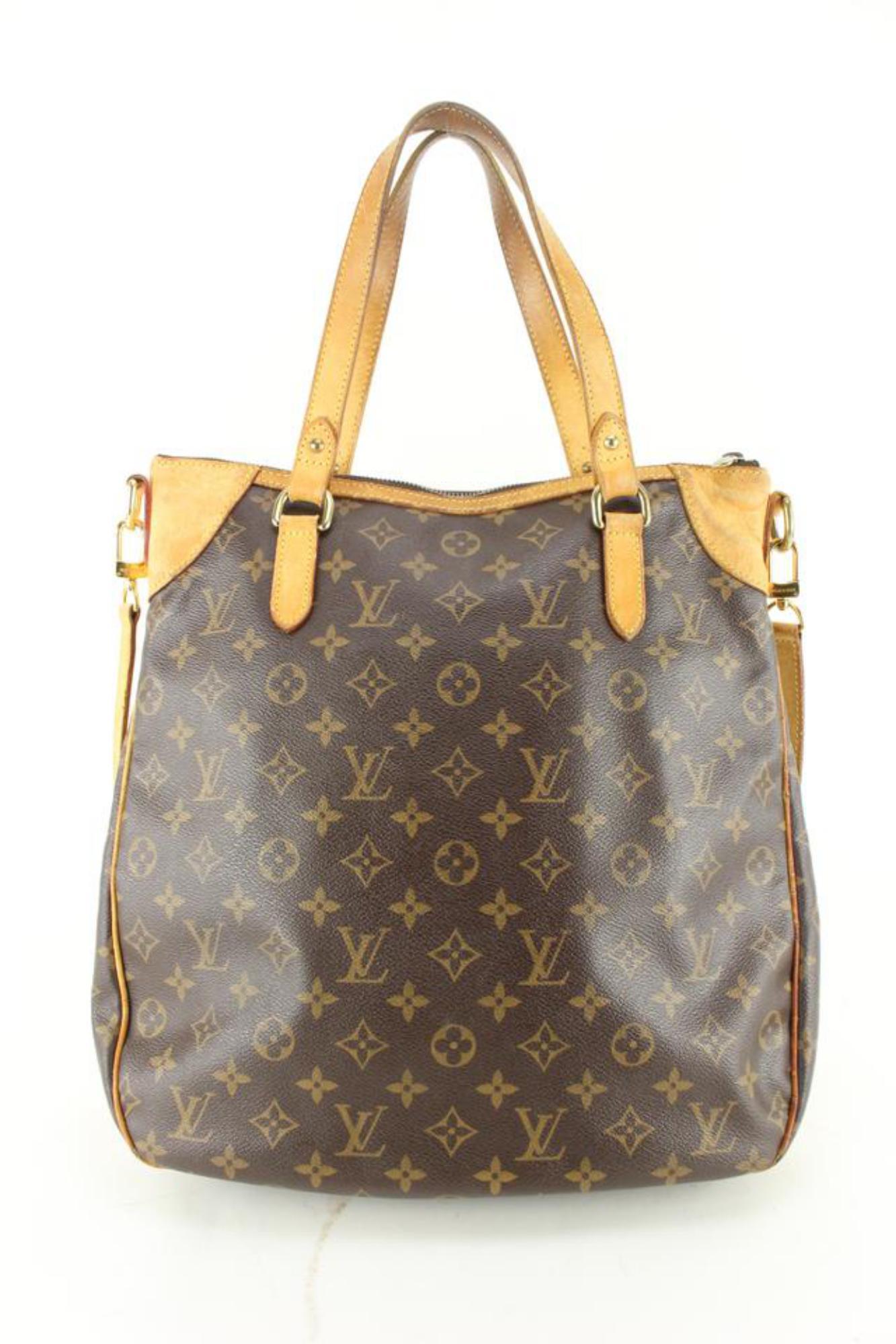 Louis Vuitton Discontinued Monogram Odeon GM 2way Crossbody 95lk711s In Good Condition In Dix hills, NY