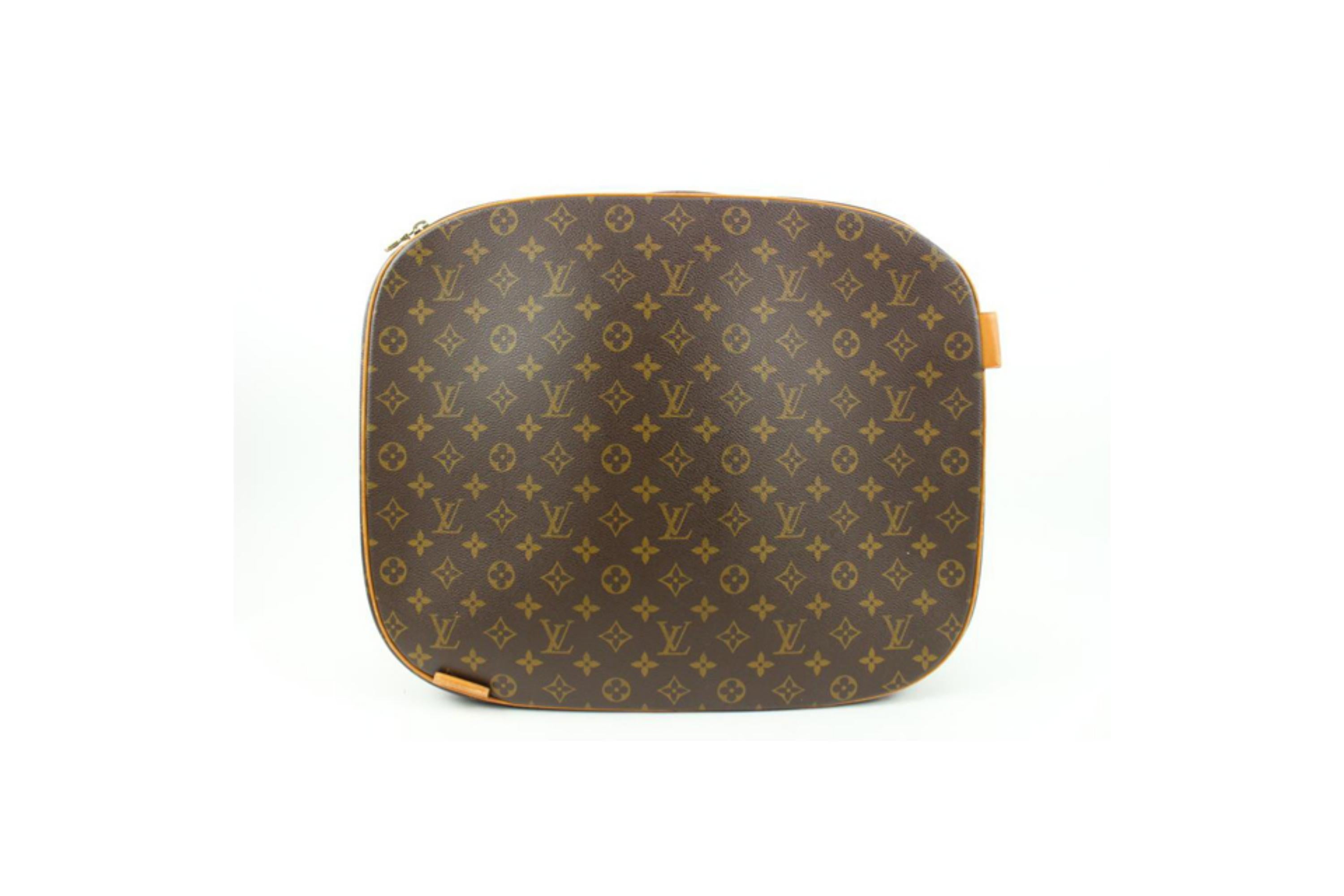 Brown Louis Vuitton Discontinued Monogram Packall PM 2way Bandouliere Trunk 64lv23s For Sale