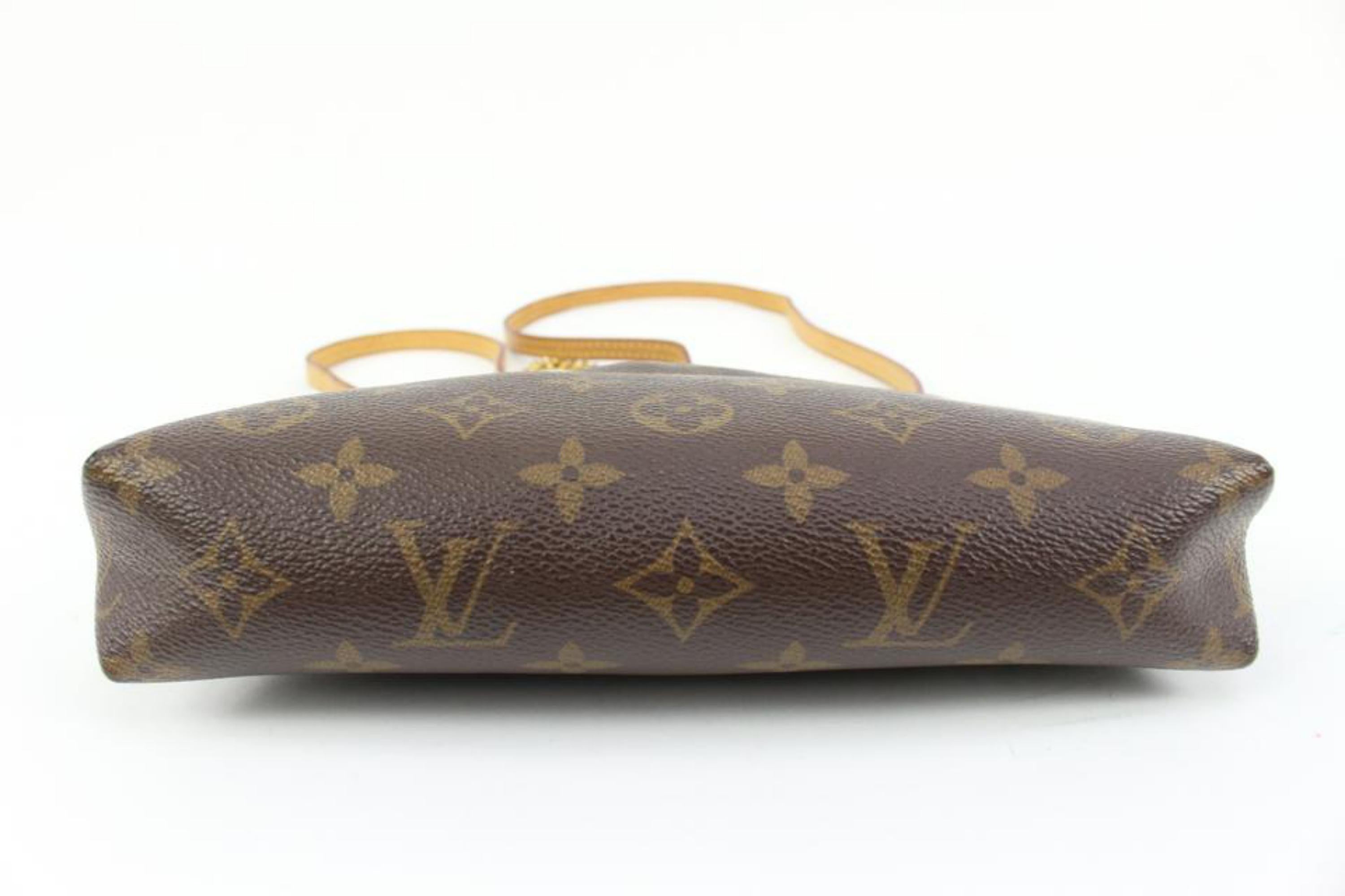 Louis Vuitton Discontinued Monogram Pallas Clutch Crossbody 27lk324s 1