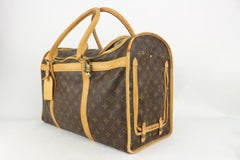 Louis Vuitton Discontinued Monogram Sac Chien 50 Dog Carrier Pet Travel Bag