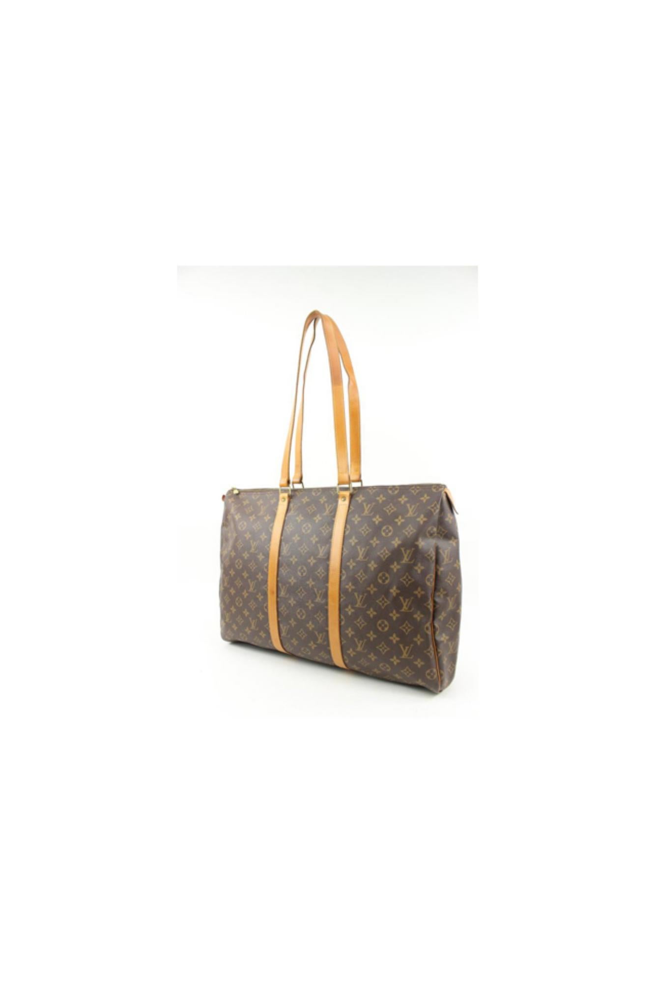 Louis Vuitton Discontinued Monogram Sac Flanerie 50 Travel Tote57lv23s
Date Code/Serial Number: AR0976
Made In: France
Measurements: Length:  19