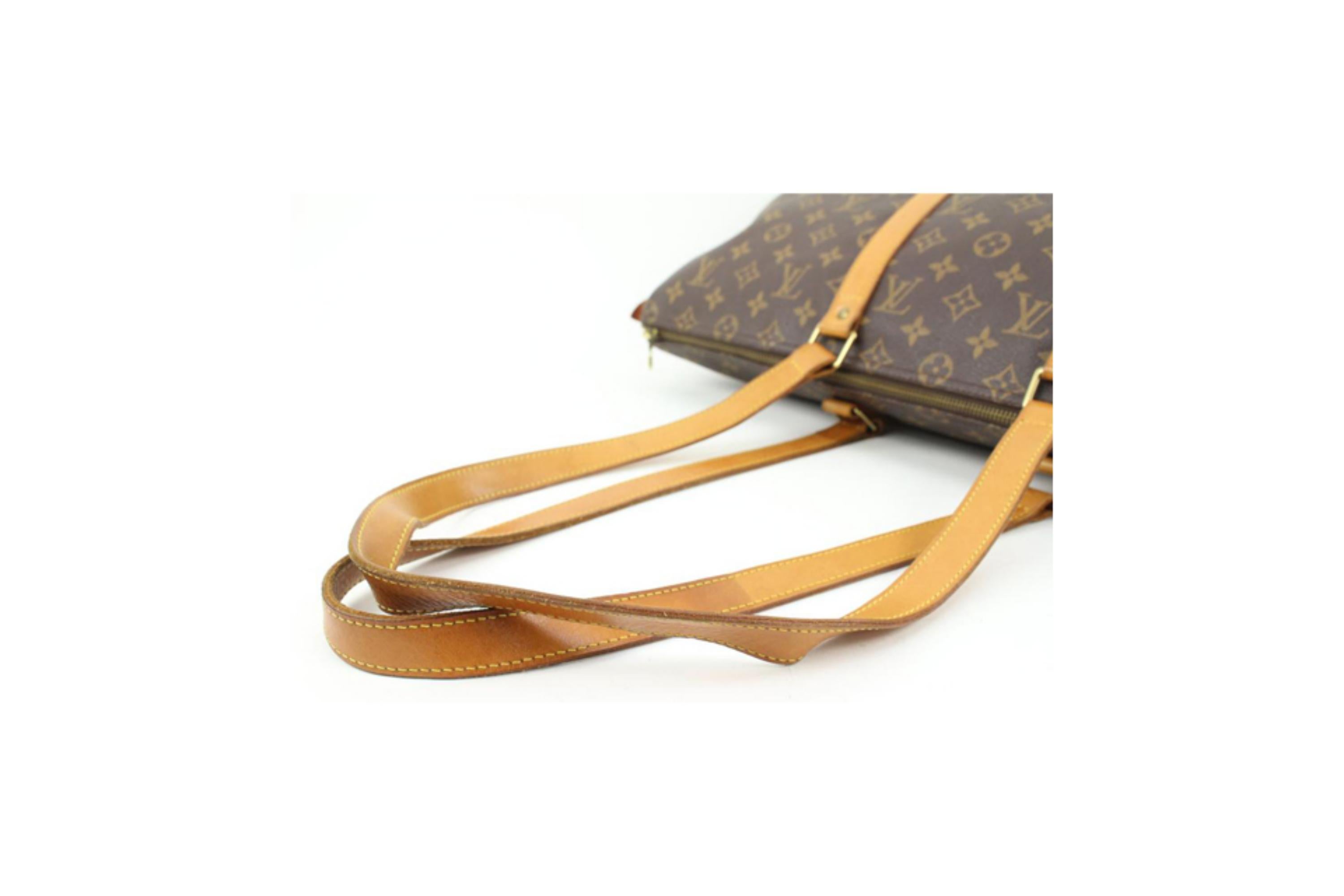 Brown Louis Vuitton Discontinued Monogram Sac Flanerie 50 Travel Tote 57lv23s