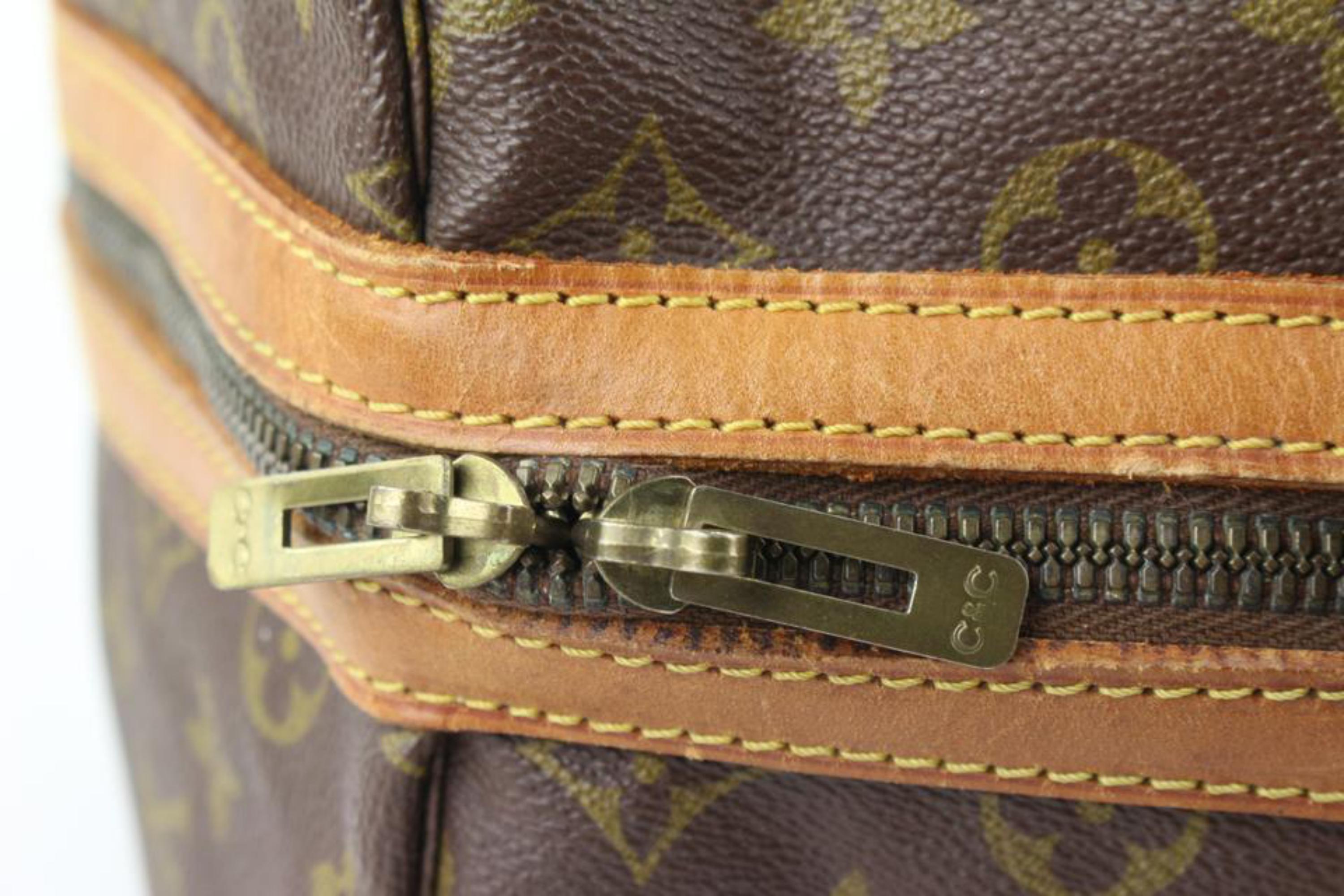 Louis Vuitton Discontinued Monogram Sac Sport Duffle with Shoe Trunk Base 113lv5 4