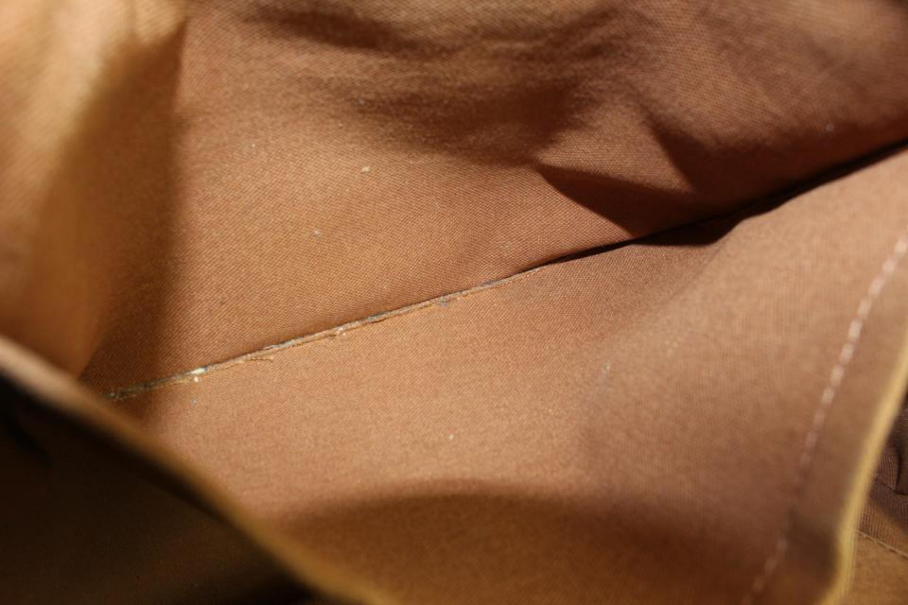 Brown Louis Vuitton Discontinued Monogram Tivoli GM Bowler Shoulder Bag 1210lv36