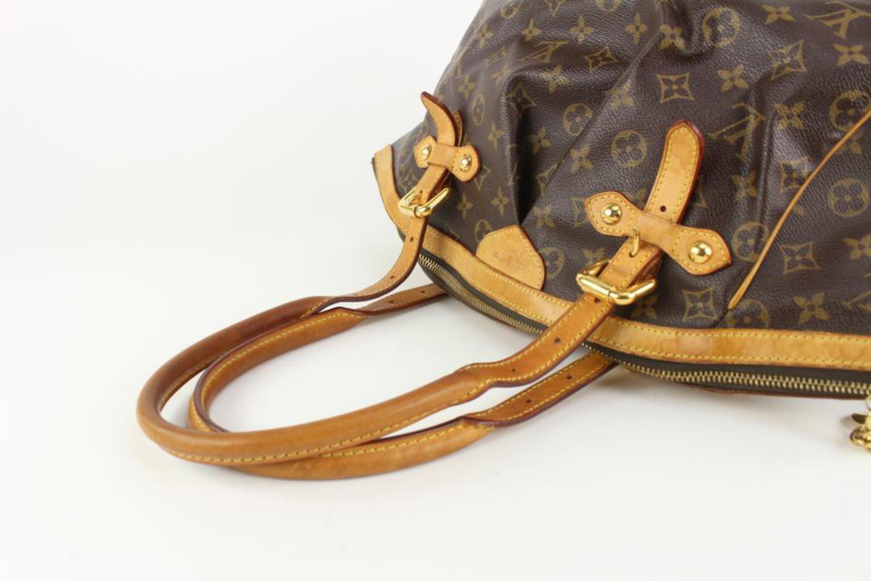 Women's Louis Vuitton Discontinued Monogram Tivoli GM Bowler Shoulder Bag 1210lv36