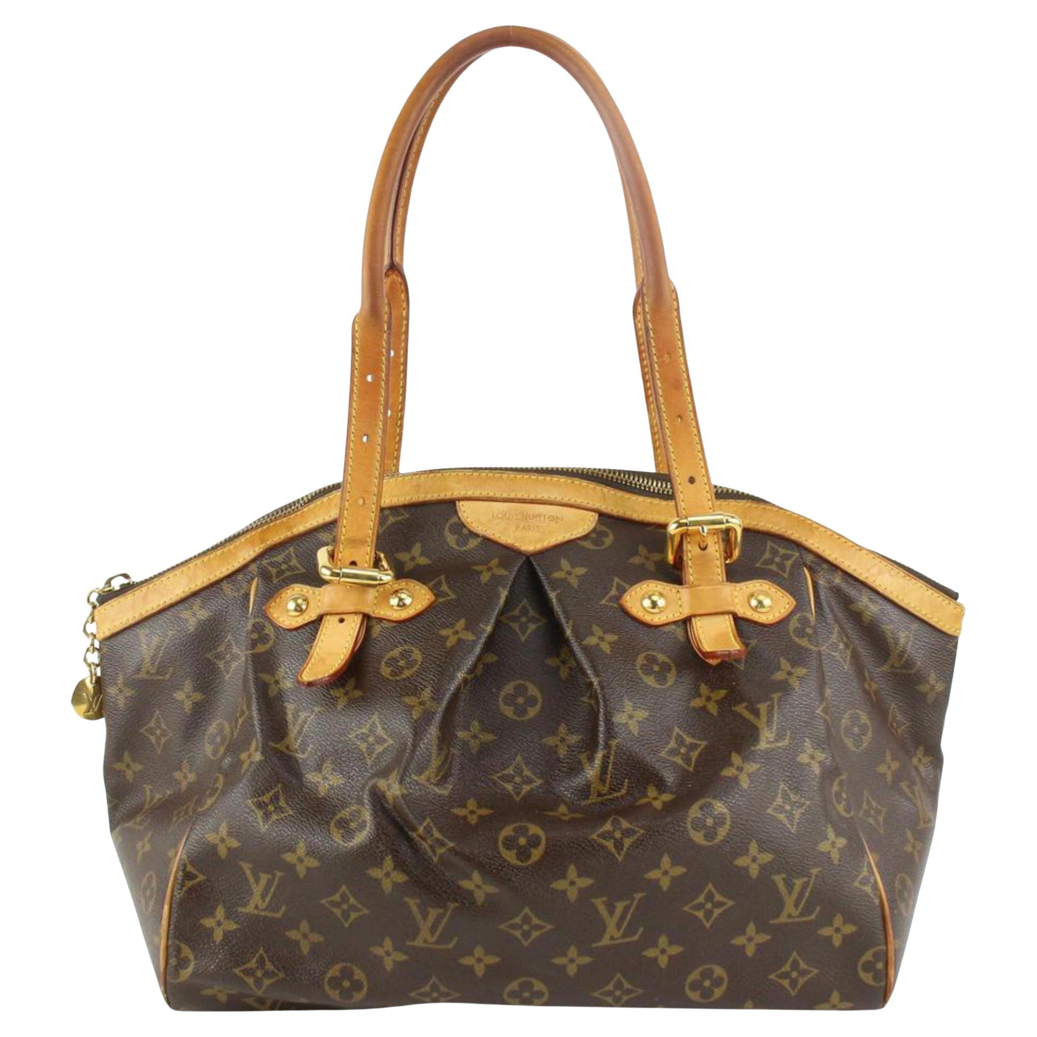 Louis Vuitton Discontinued Monogram Tivoli GM Bowler Shoulder Bag 1210lv36