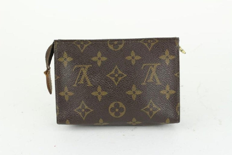 Louis Vuitton Discontinued Monogram Toiletry Pouch 15 Poche Toilette 917lv18