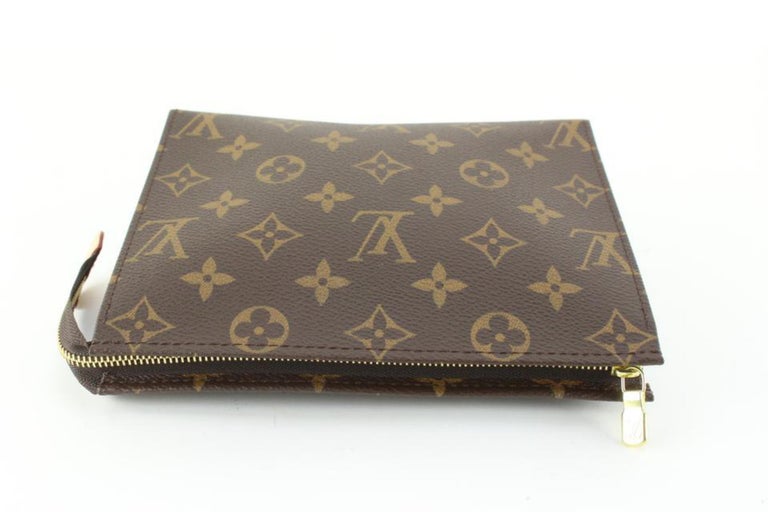 Louis Vuitton Toiletry Monogram Pouch 26 Brown Canvas [DISCONTINUED]