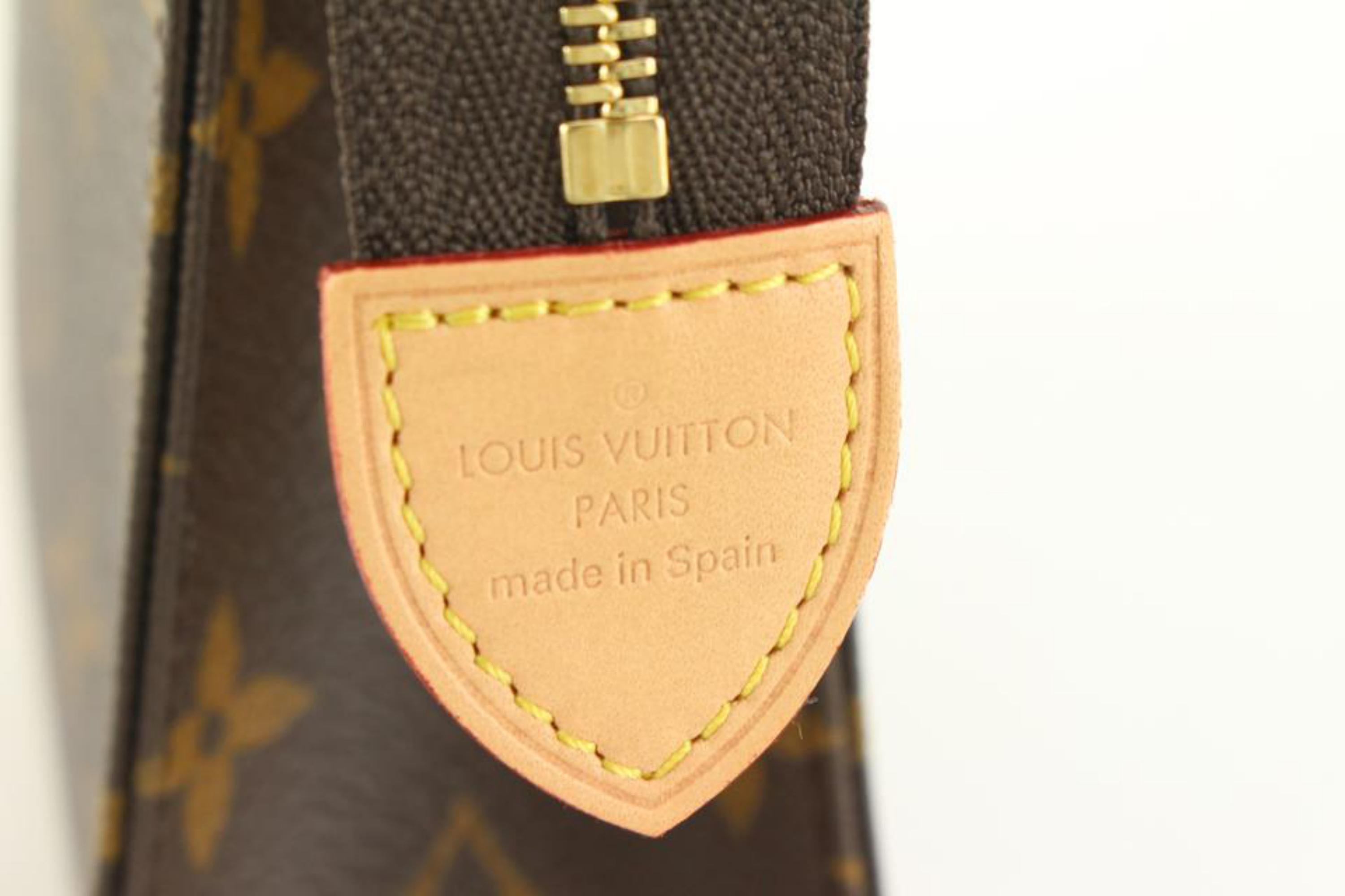 Louis Vuitton Discontinued Monogram Toiletry Pouch 19 Poche Toilette 8lz82s 1