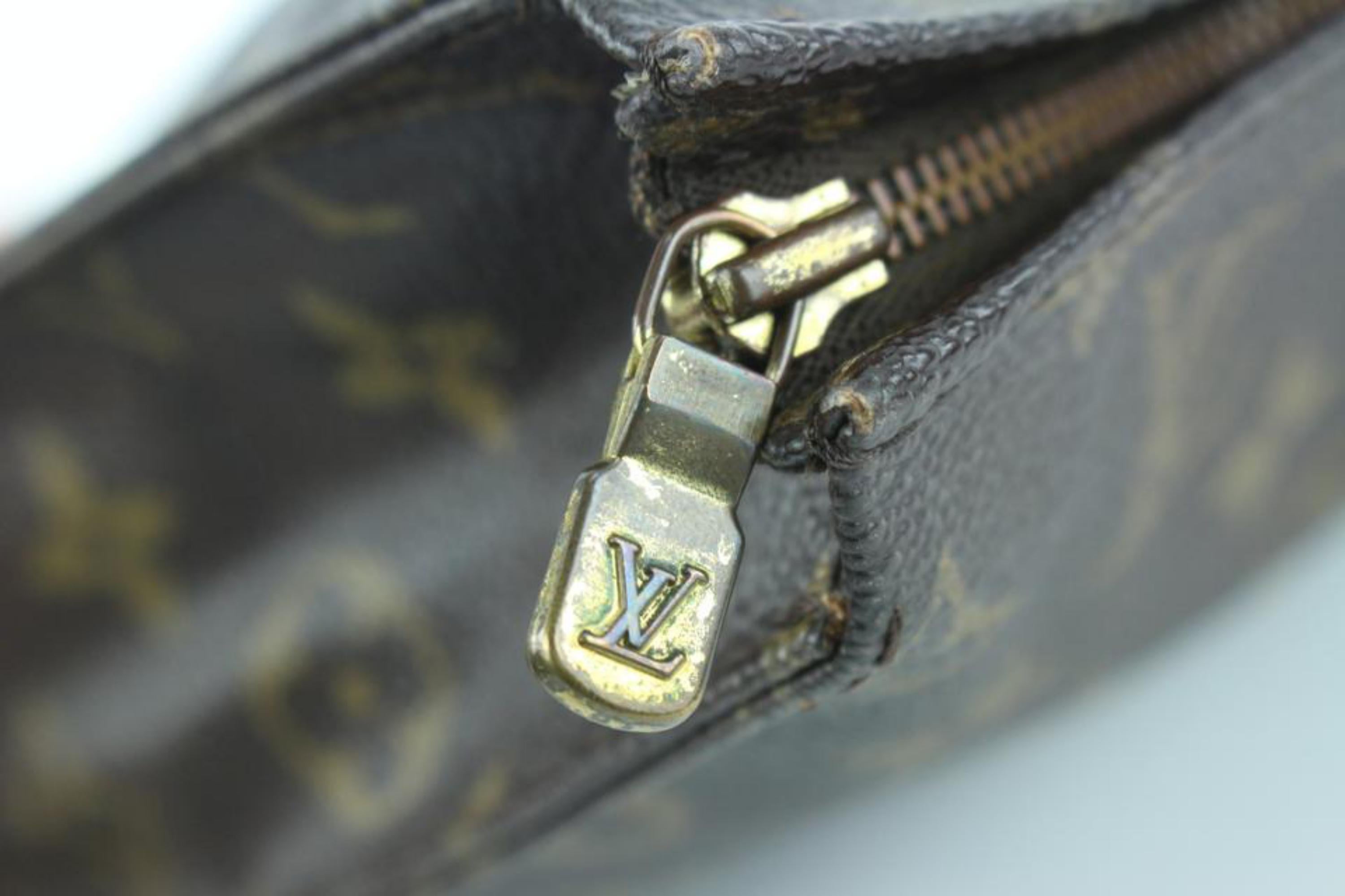 Gray Louis Vuitton Discontinued Monogram Toiletry Pouch 26 Poche Toilette 112lv39