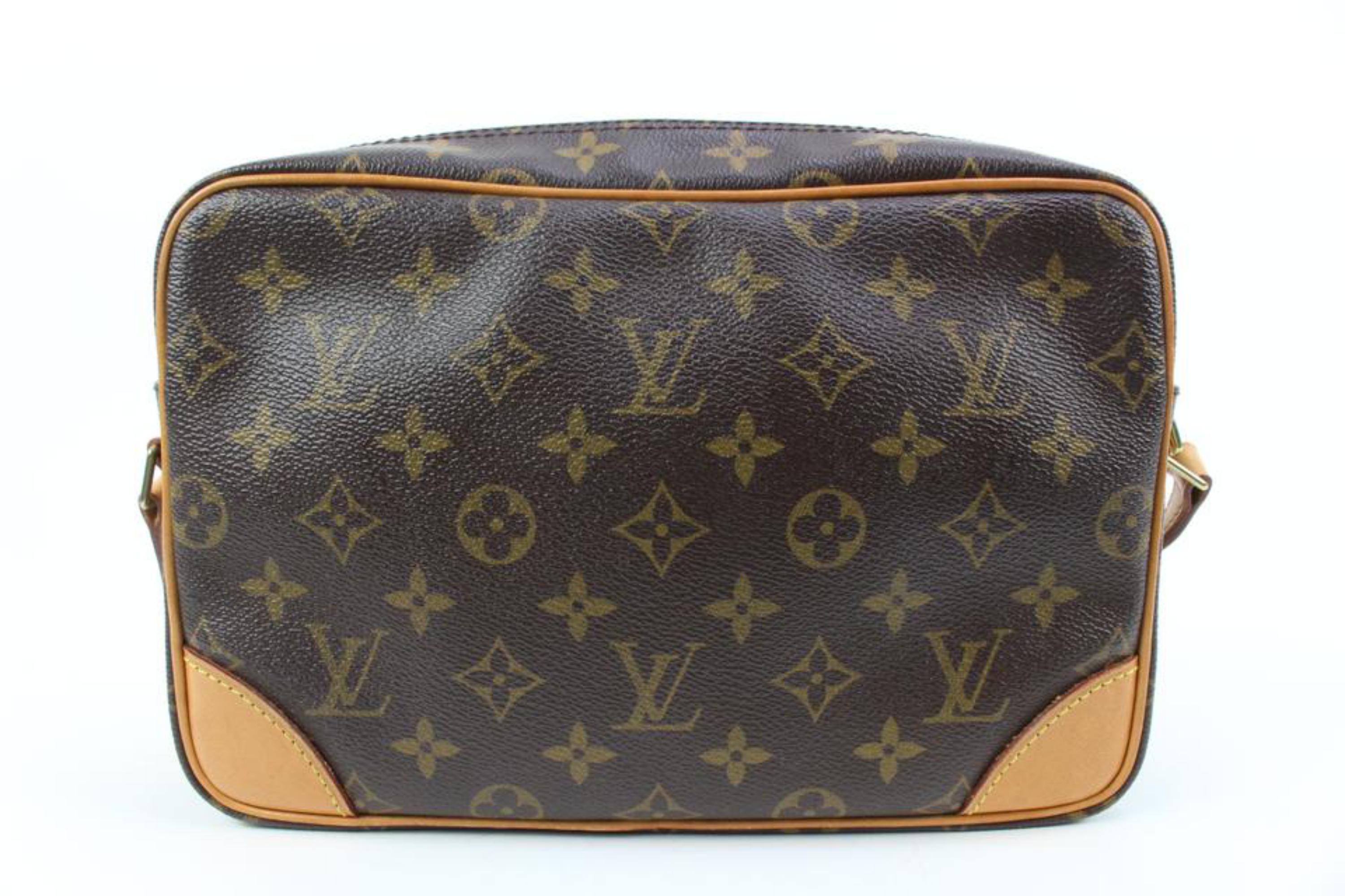 Louis Vuitton Discontinued Monogram Trocadero 27 Crossbody Bag 80lk33s In Good Condition In Dix hills, NY