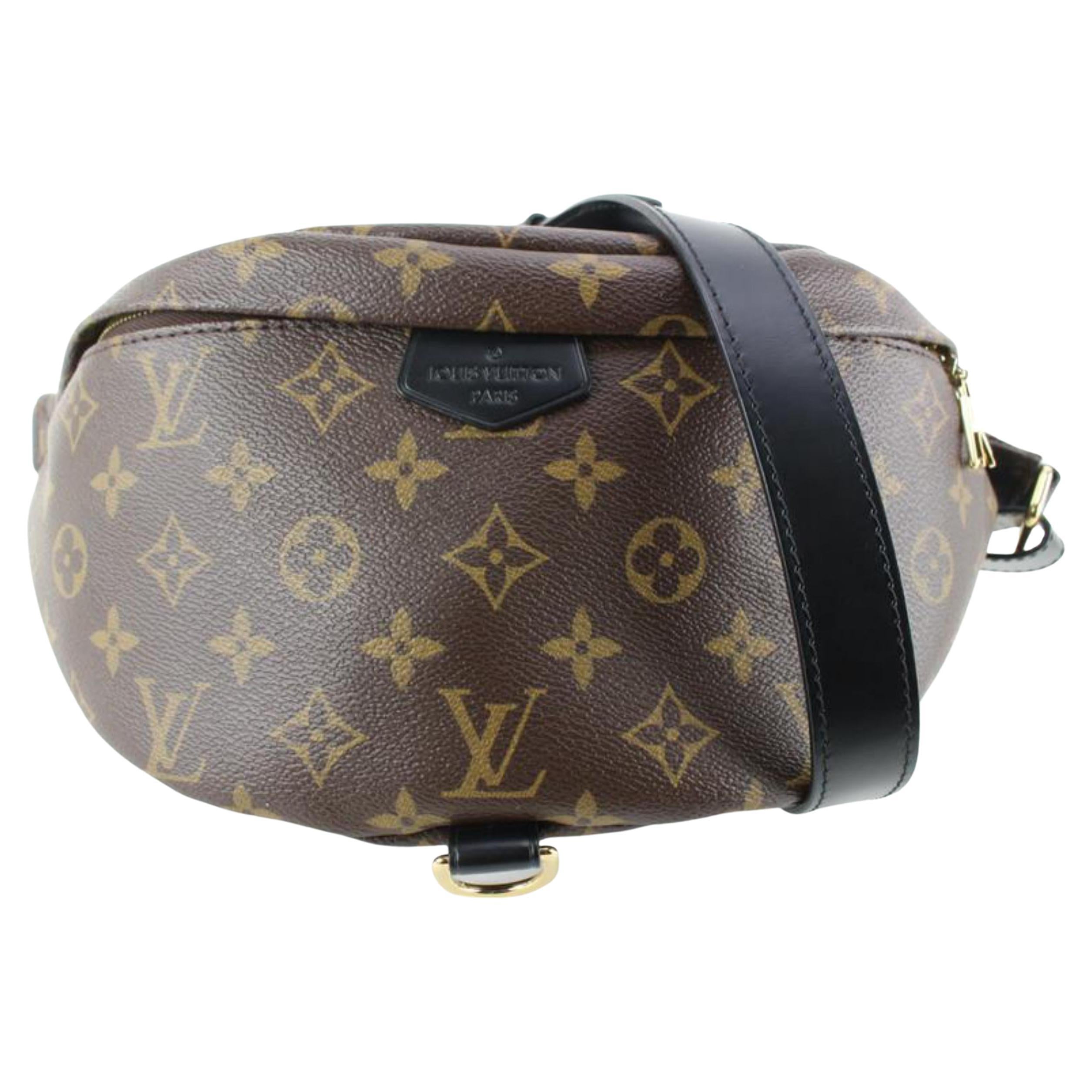 Louis Vuitton Discontinued Monogram World Tour Bumbag Waist Bag 36lu76s