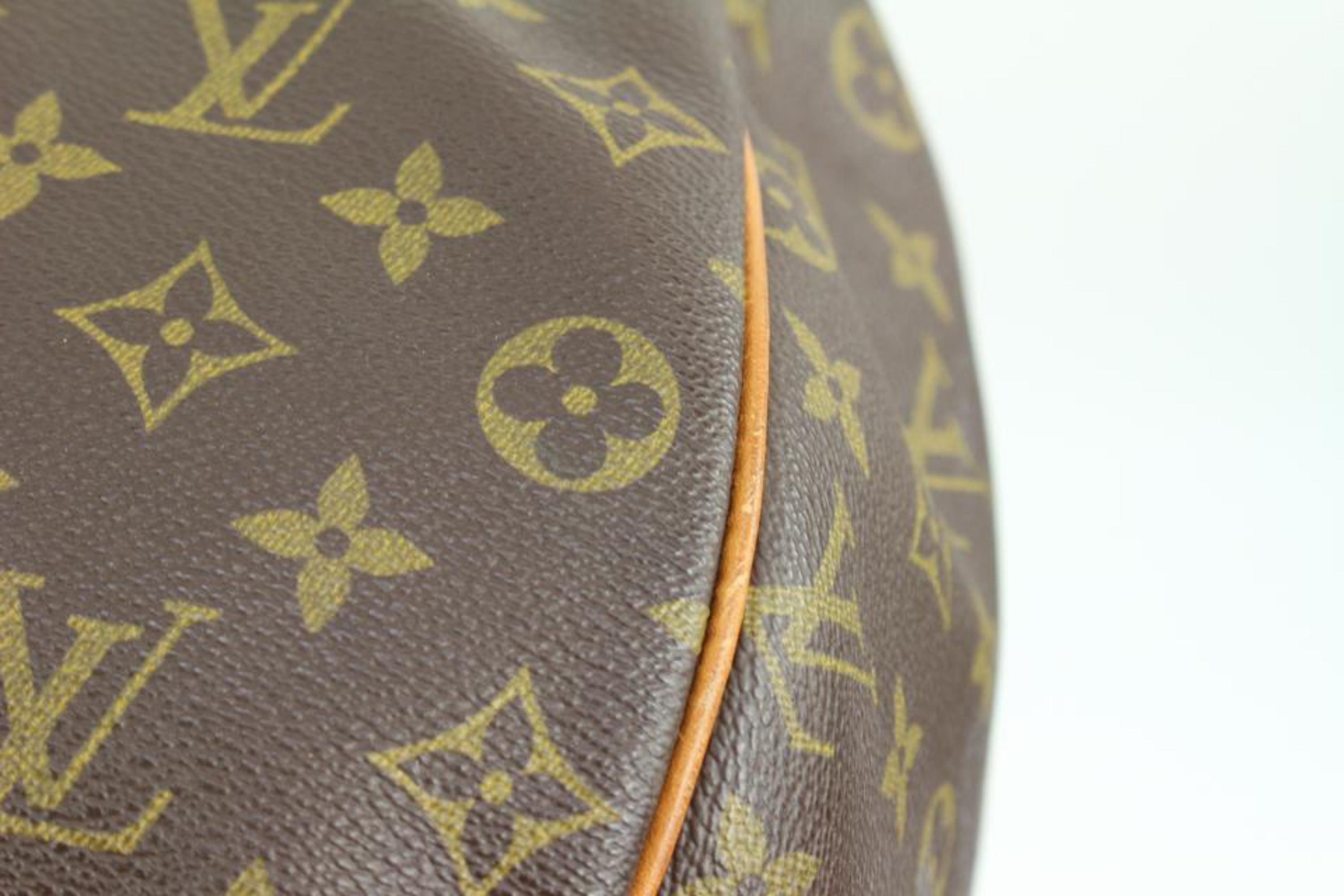 Louis Vuitton Discontinued XL Monogram Sac Polochon 70 Keepall Bandouliere 125lv For Sale 3