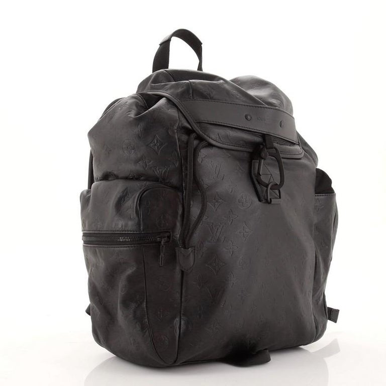 Louis Vuitton Discovery Backpack Monogram Shadow Leather at 1stDibs