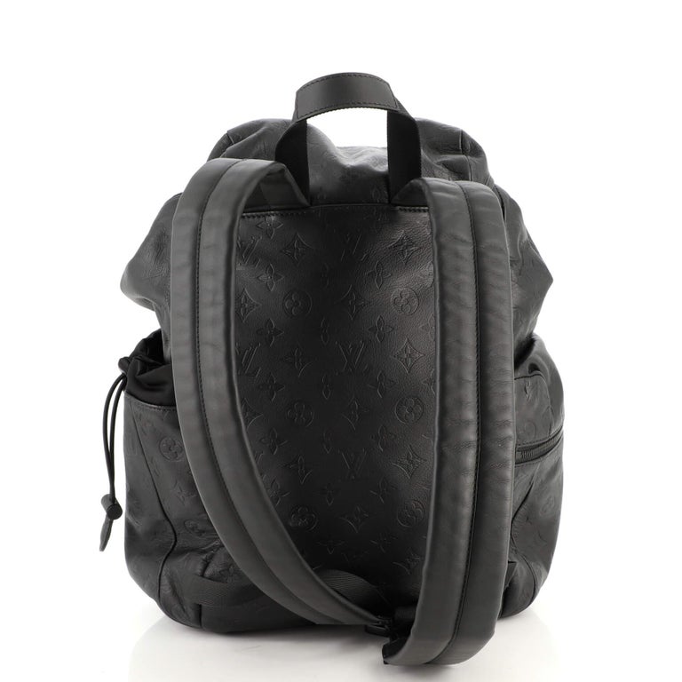 Louis Vuitton Discovery Backpack Monogram Shadow Leather For Sale at