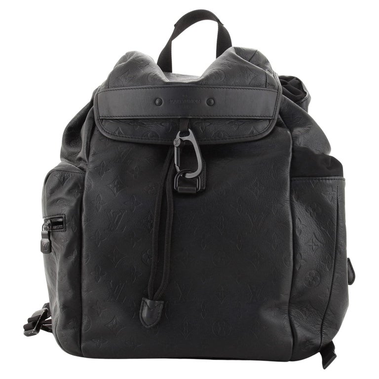 Louis Vuitton Discovery Backpack Monogram Shadow Leather For Sale at