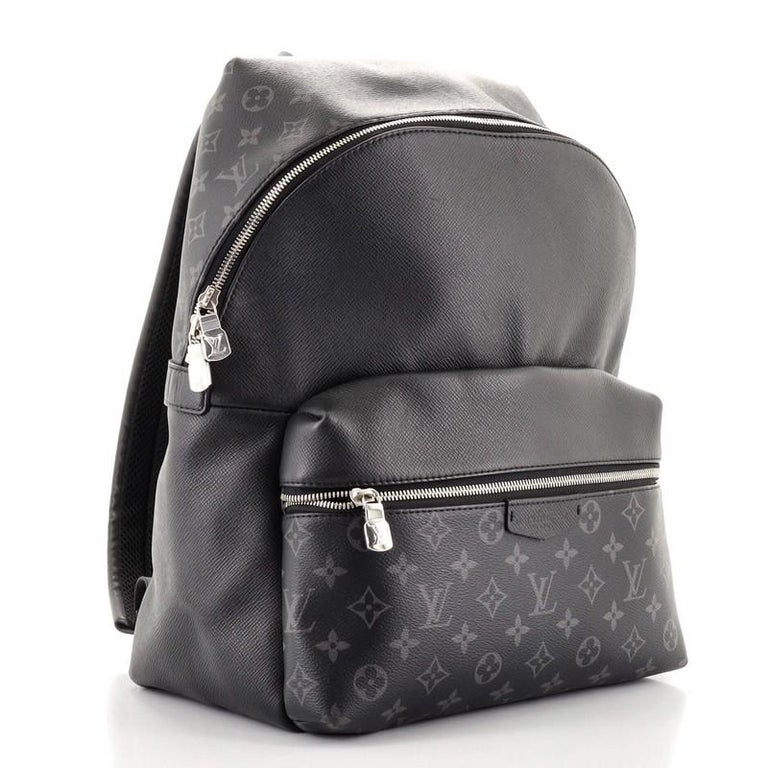 Louis Vuitton Monogram Eclipse and Taiga Discovery Backpack For