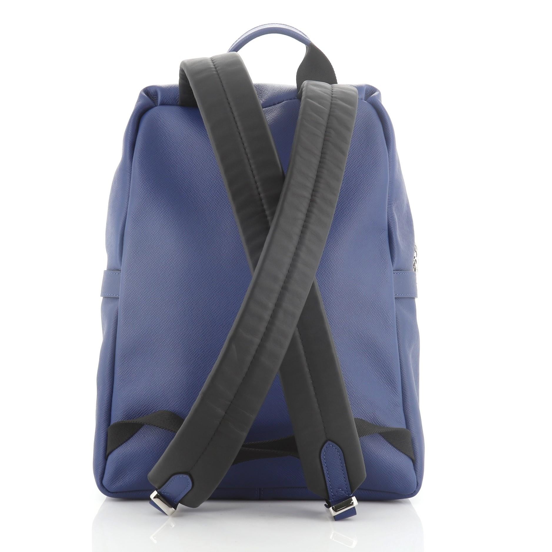 Purple Louis Vuitton Discovery Backpack Taiga Leather PM 