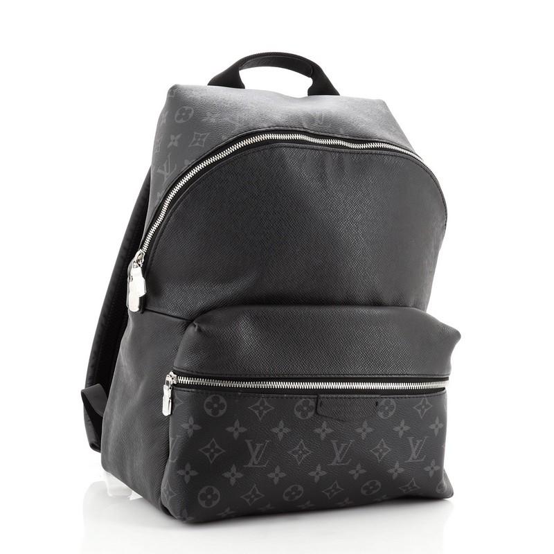 Black Louis Vuitton Discovery Backpack Monogram Taigarama PM
