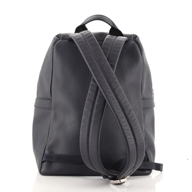 LOUIS VUITTON Black Taiga Leather Discovery PM Backpack For Sale at 1stDibs