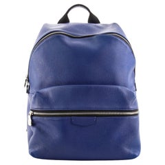 LV LV Unisex Discovery Backpack Ocean Blue Damier Salt Canvas Cowhide  Leather in 2023